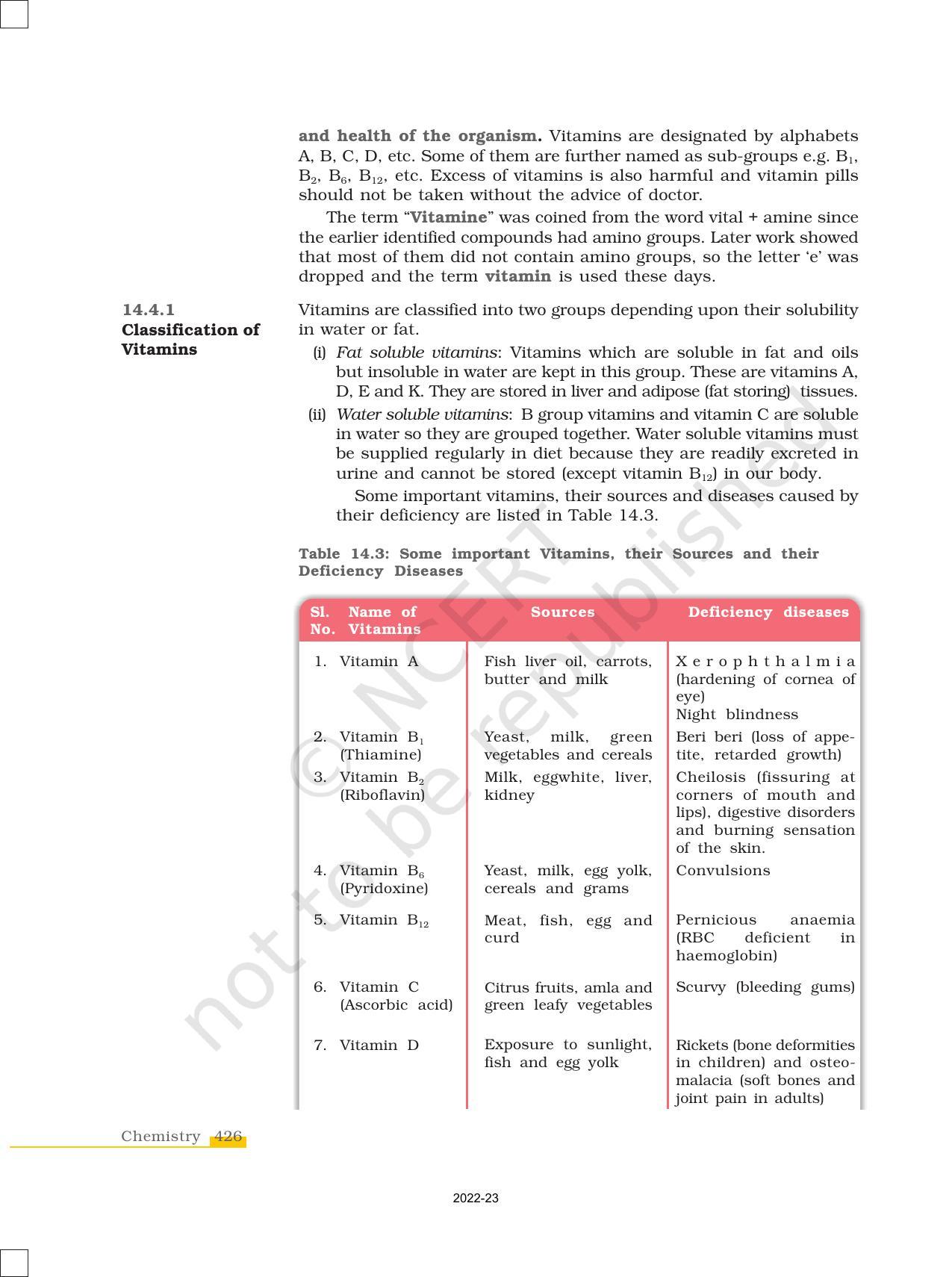 NCERT Book for Class 12 Chemistry Chapter 14 Biomolecules - Page 16