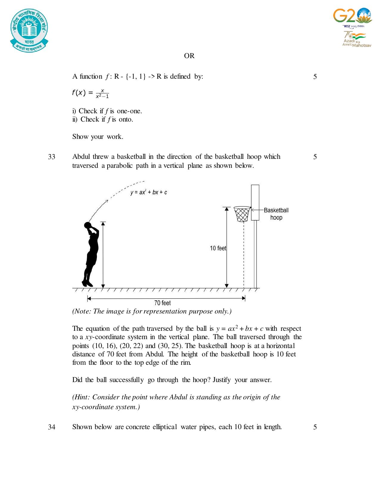 CBSE Class 12 Mathematics SET 1 Practice Questions 2023-24  - Page 15