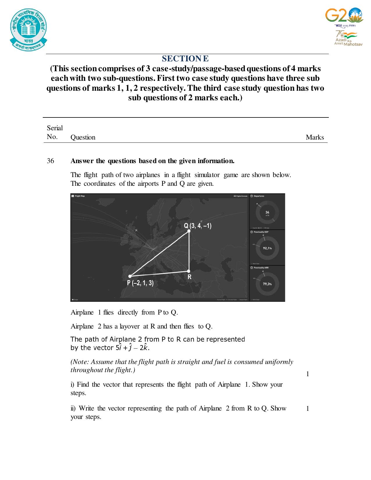 CBSE Class 12 Mathematics SET 1 Practice Questions 2023-24  - Page 17