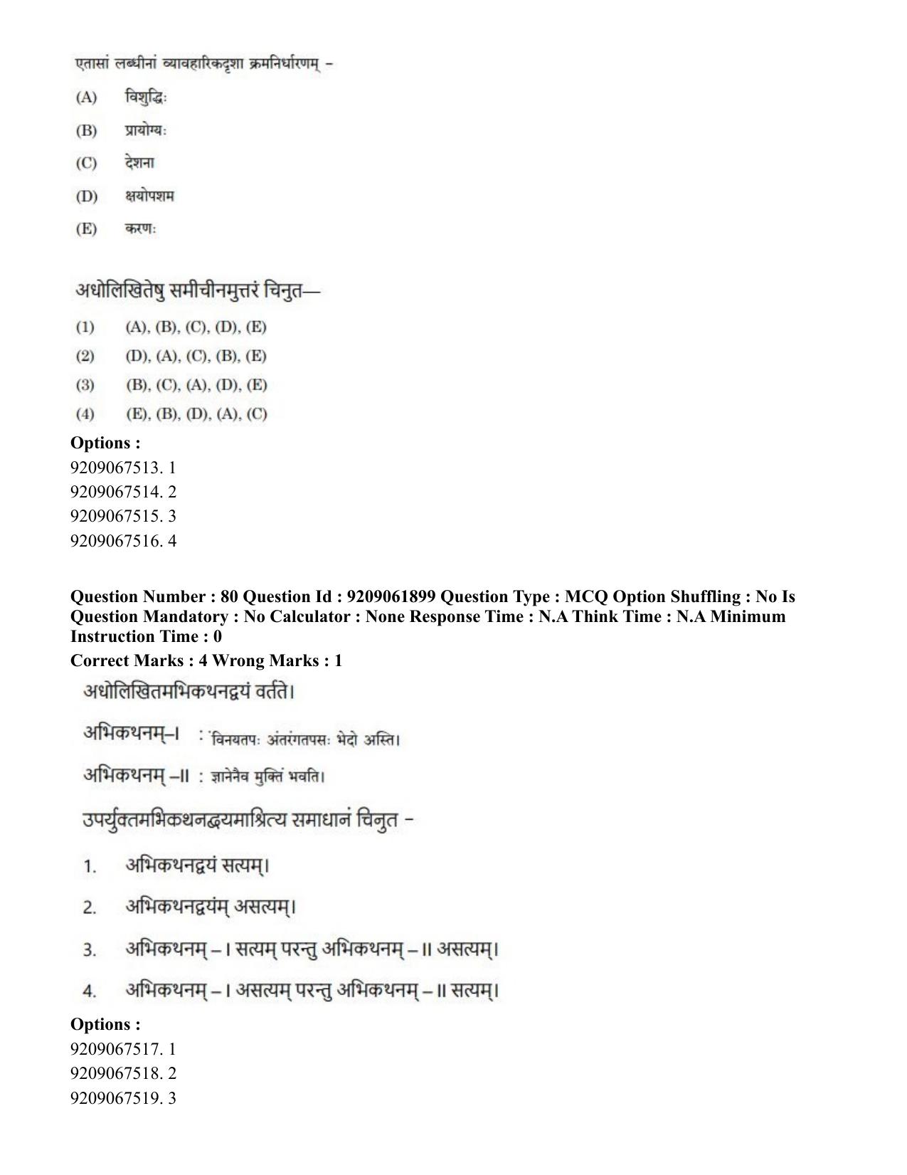 CUET PG 2023: ACQP10 – Jain Darshan (BHU) (Hindi)-Shift-2 (06-06-2023) Question Paper - Page 115