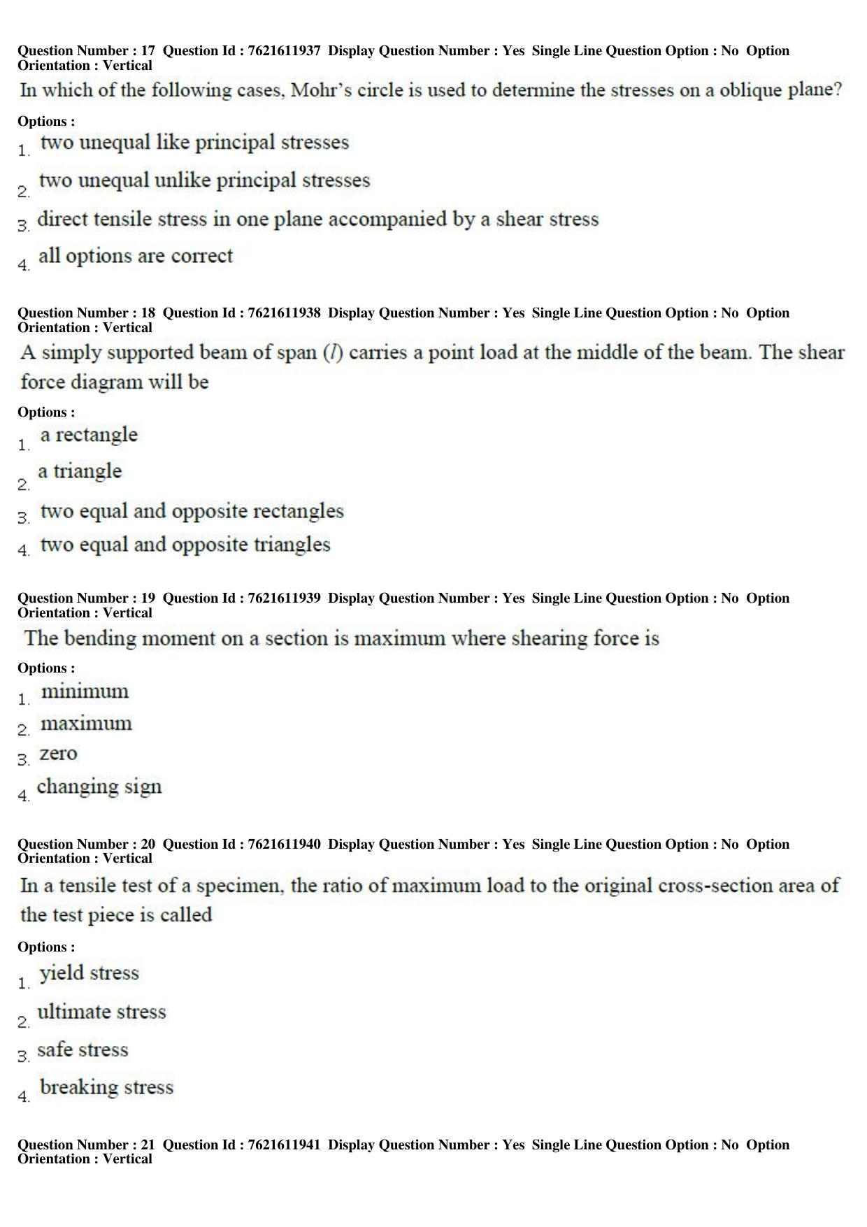 TS PGECET 2017: NanoTechnology Question Papers - Page 5