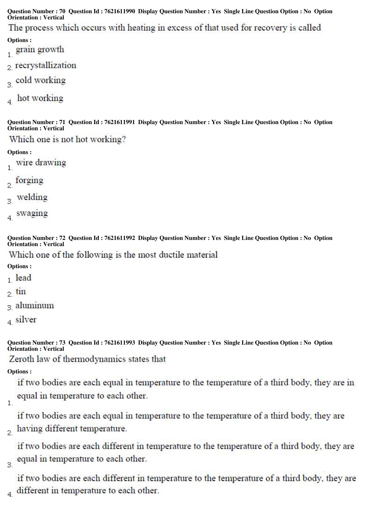 TS PGECET 2017: NanoTechnology Question Papers - Page 17