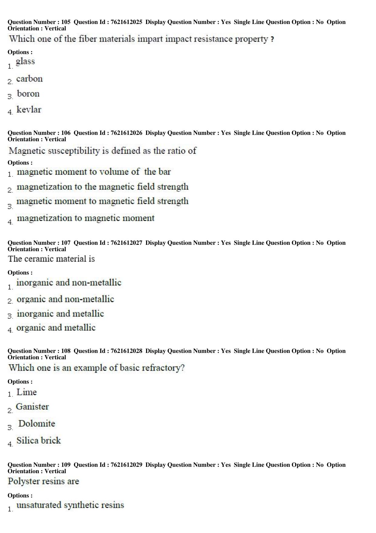 TS PGECET 2017: NanoTechnology Question Papers - Page 25