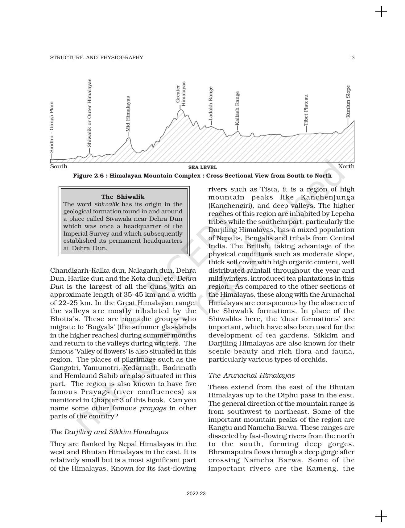 NCERT Book for Class 11 Geography (Part-II) Chapter 2 Structure and Physiography - Page 7