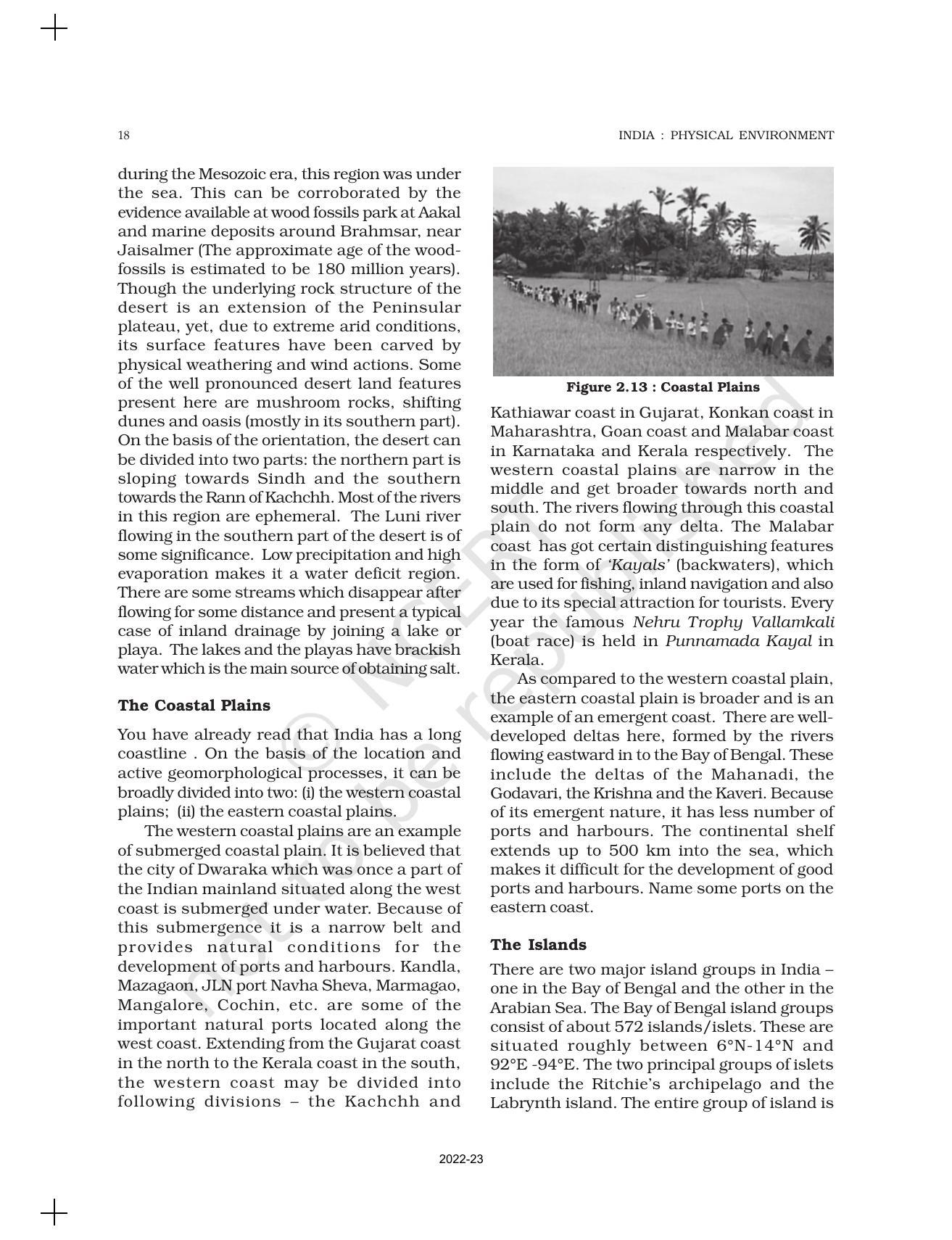 NCERT Book for Class 11 Geography (Part-II) Chapter 2 Structure and Physiography - Page 12