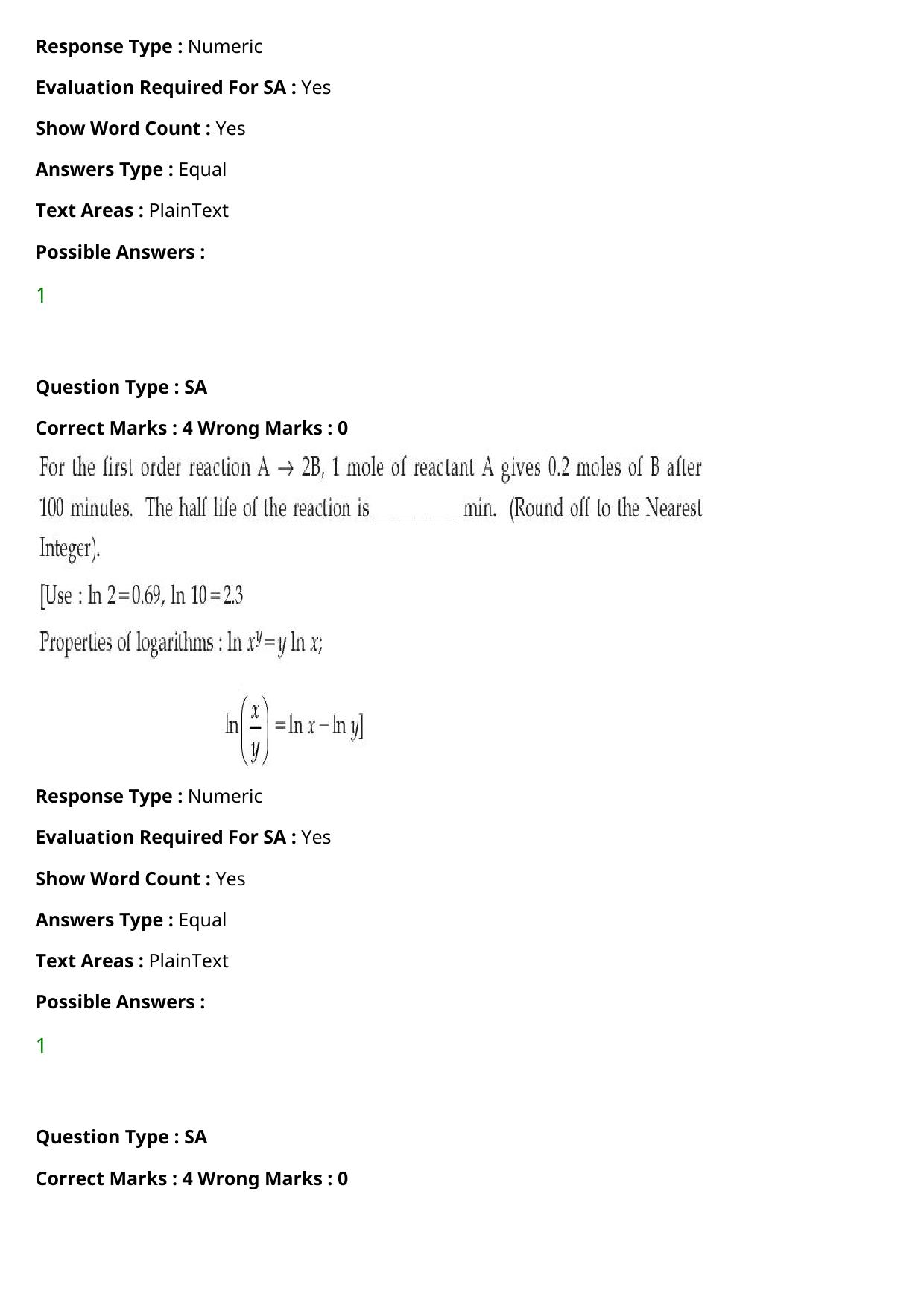 JEE Mains 2021: BTech Gujarati (Shift 2) 27-07-2021 Question Paper - Page 79