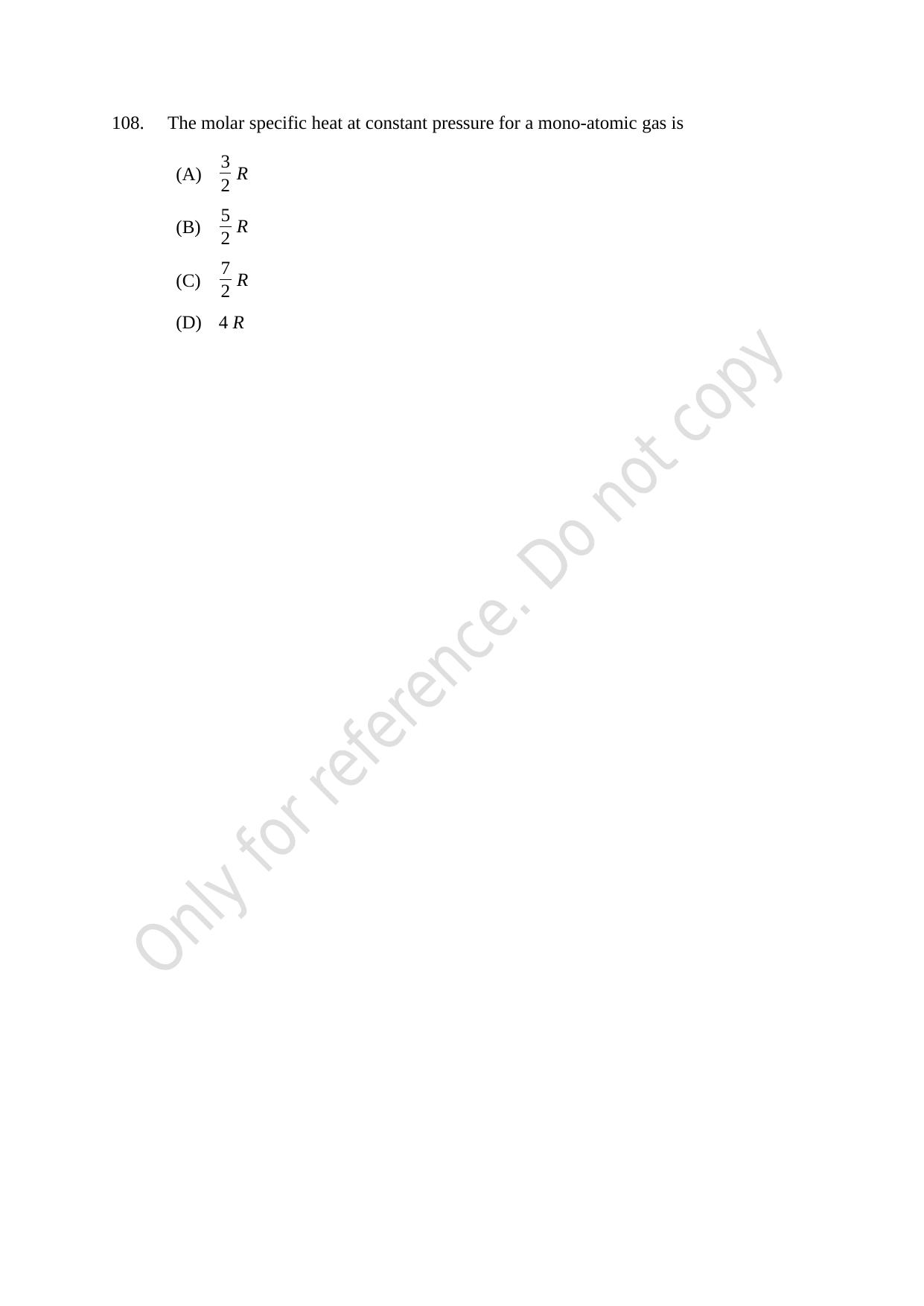 CUSAT CAT 2021 MSc Physics Question Paper - Page 22