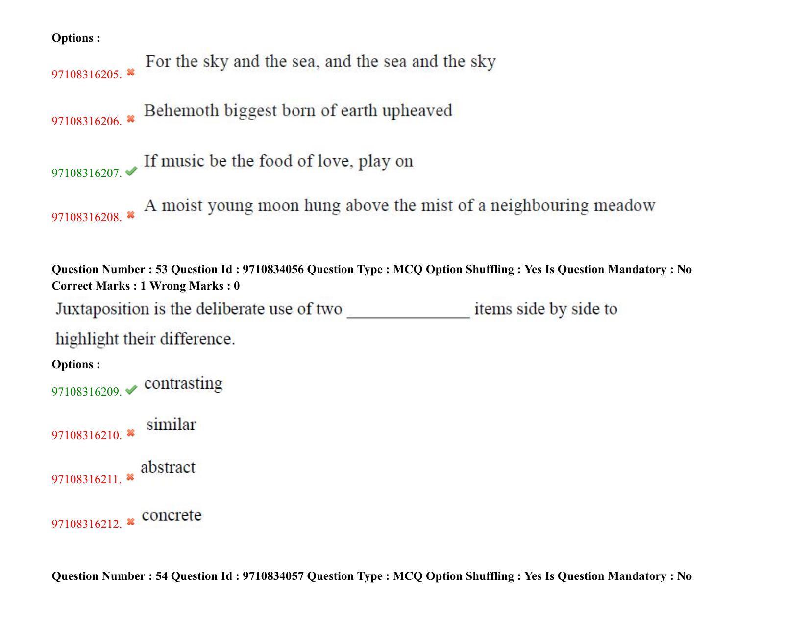 TS CPGET 2020 M.A. English (Shift 1) Question Paper with Answer Key - Page 33