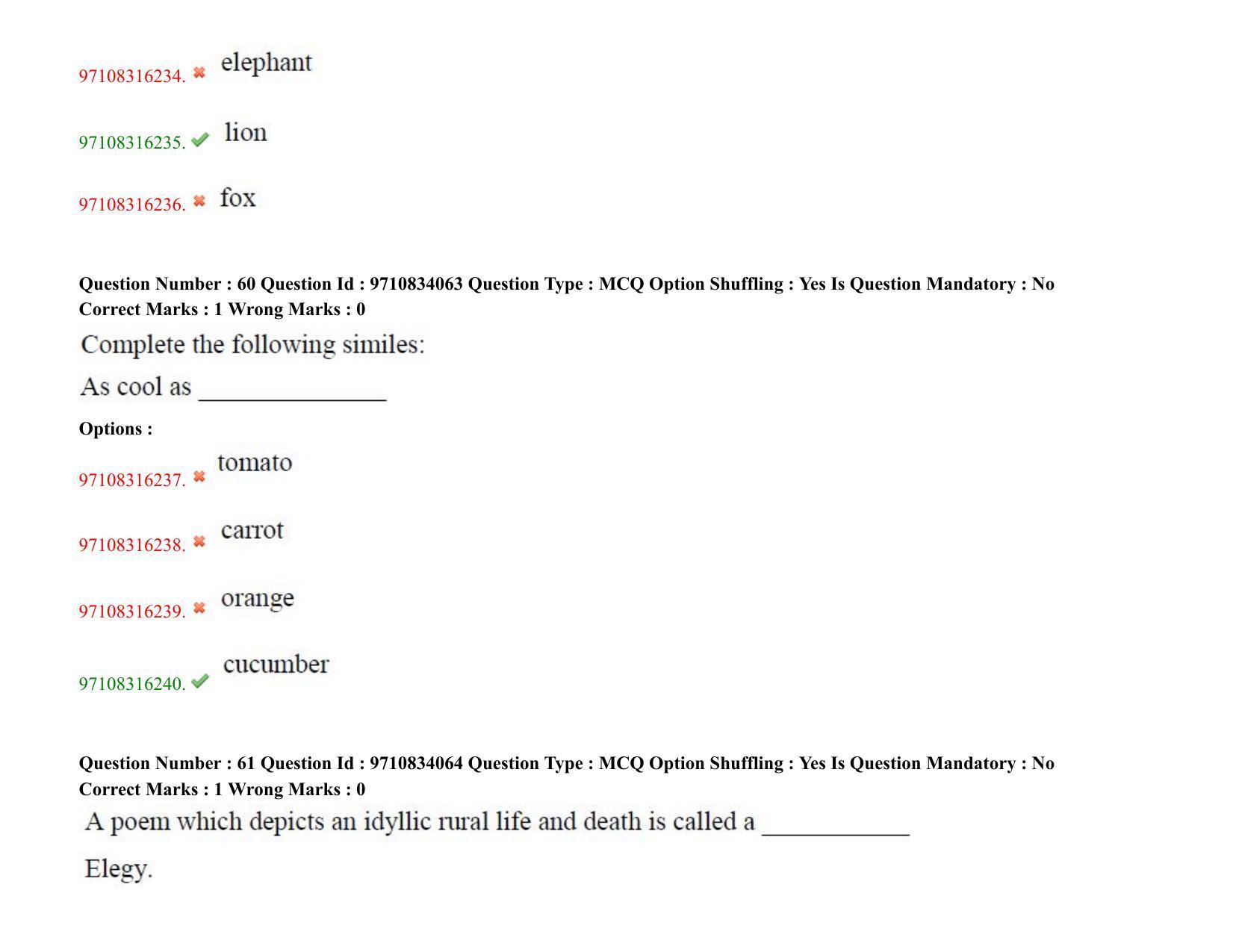 TS CPGET 2020 M.A. English (Shift 1) Question Paper with Answer Key - Page 37