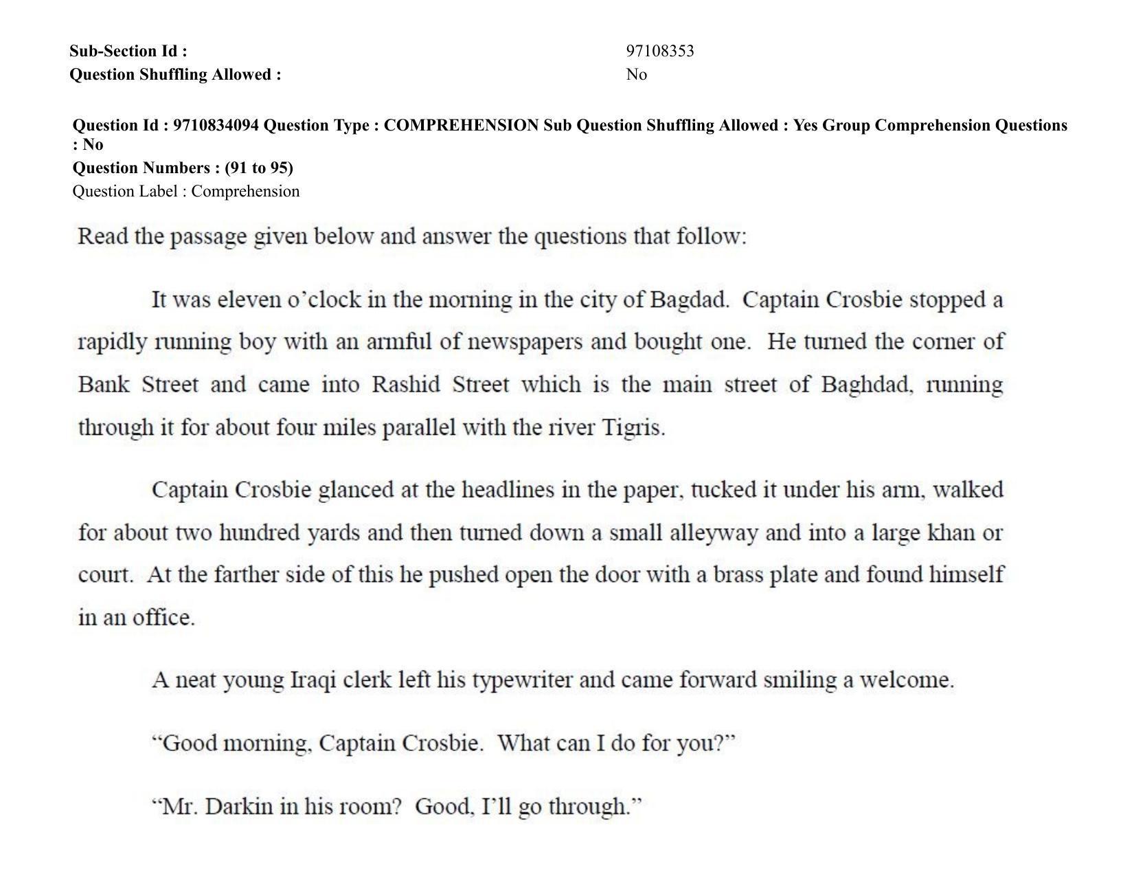 TS CPGET 2020 M.A. English (Shift 1) Question Paper with Answer Key - Page 54