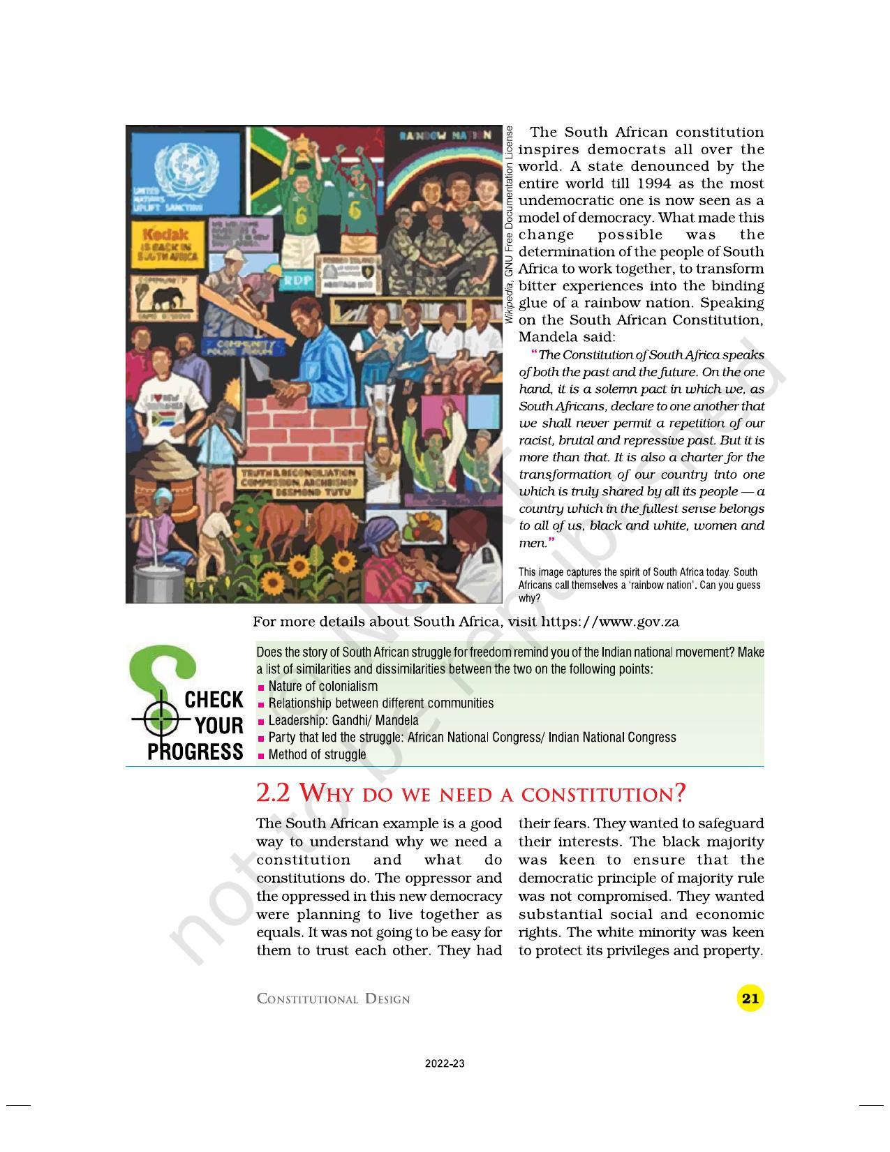 NCERT Book for Class 9 Civics Chapter 3 Constitutional Design - Page 4