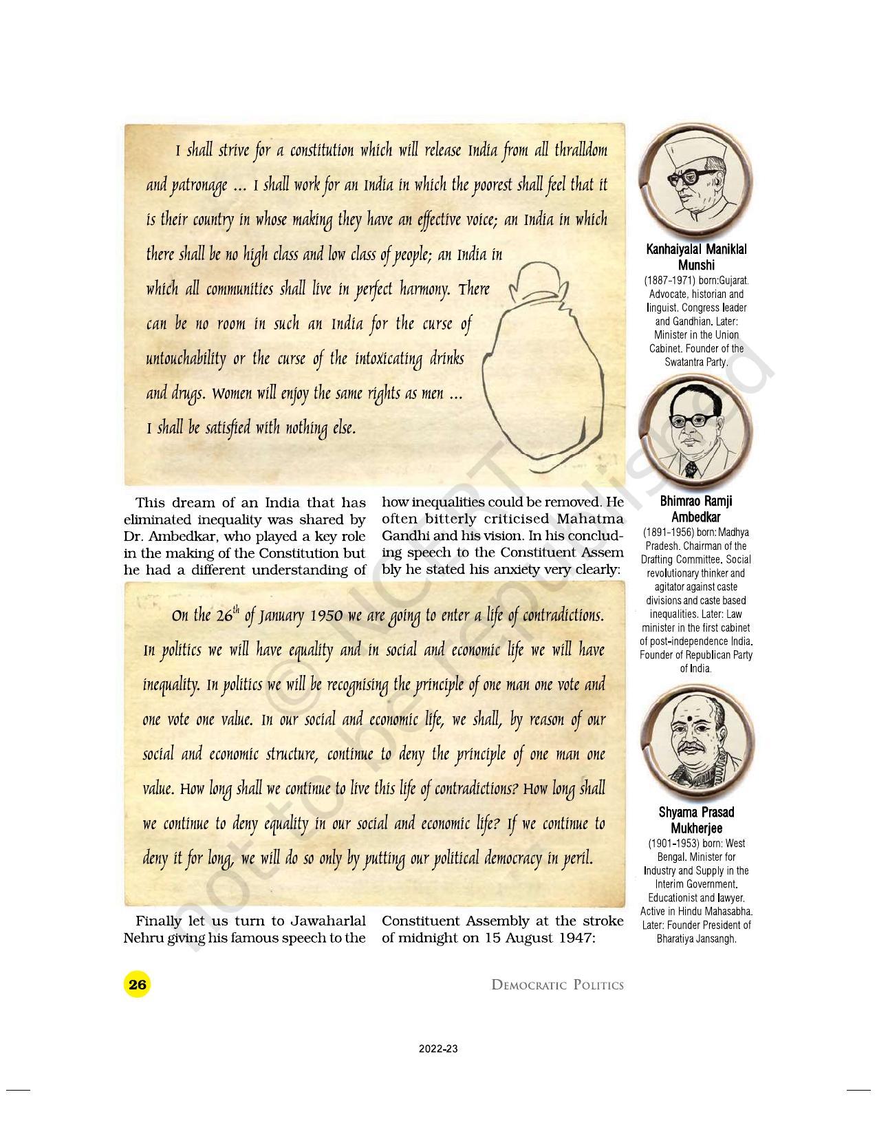 NCERT Book for Class 9 Civics Chapter 3 Constitutional Design - Page 9