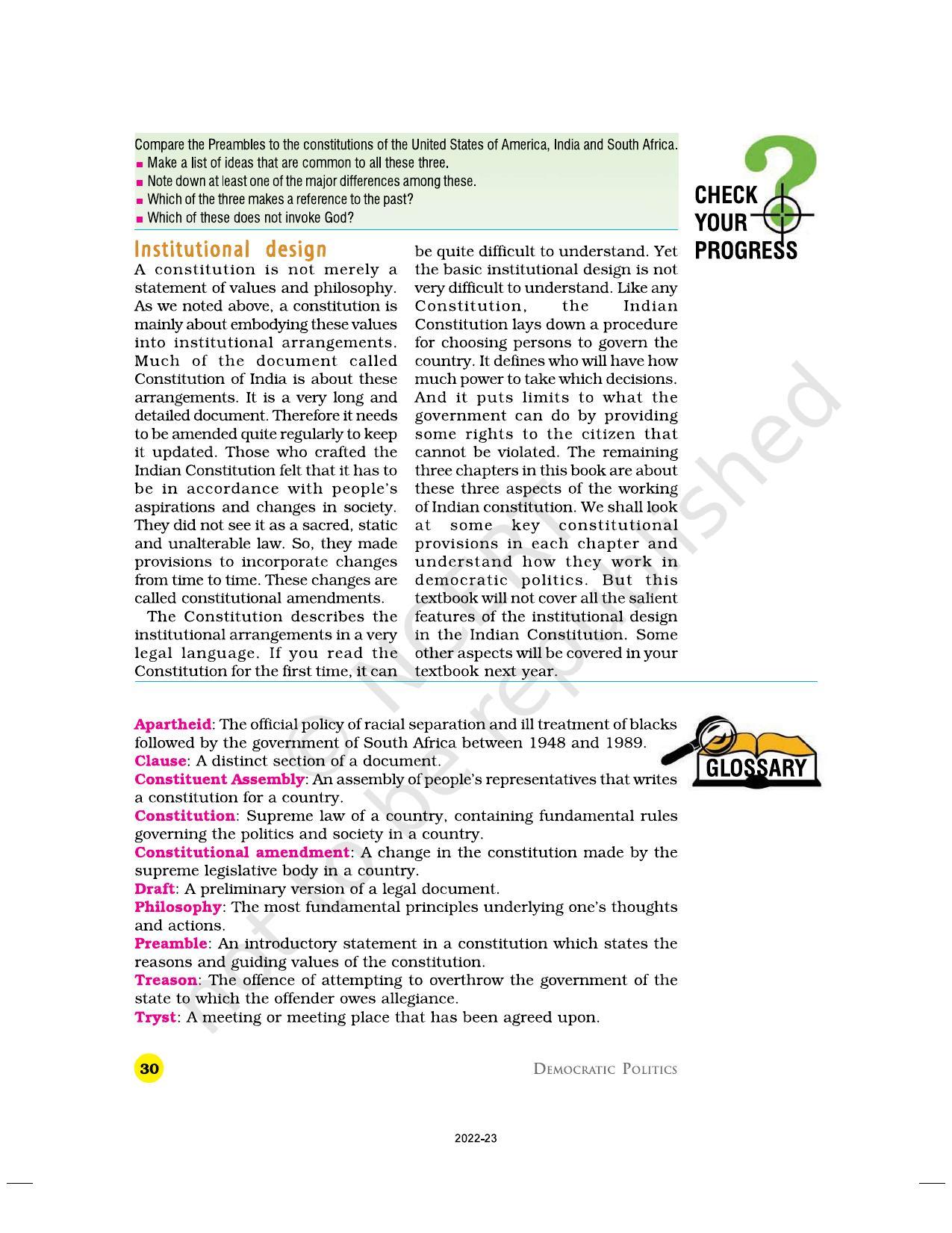 NCERT Book for Class 9 Civics Chapter 3 Constitutional Design - Page 13