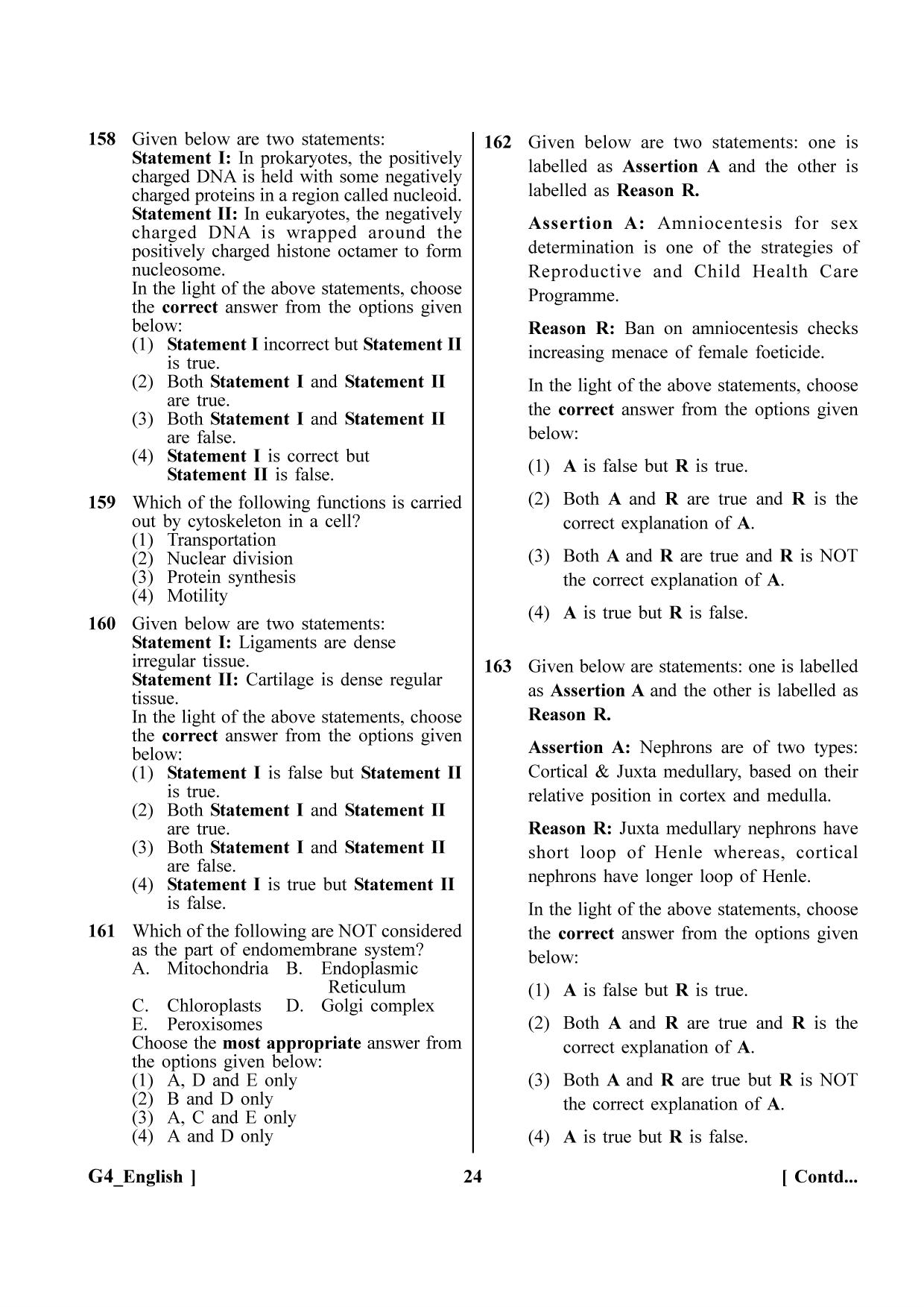 NEET 2023 G4 Question Paper - Page 24
