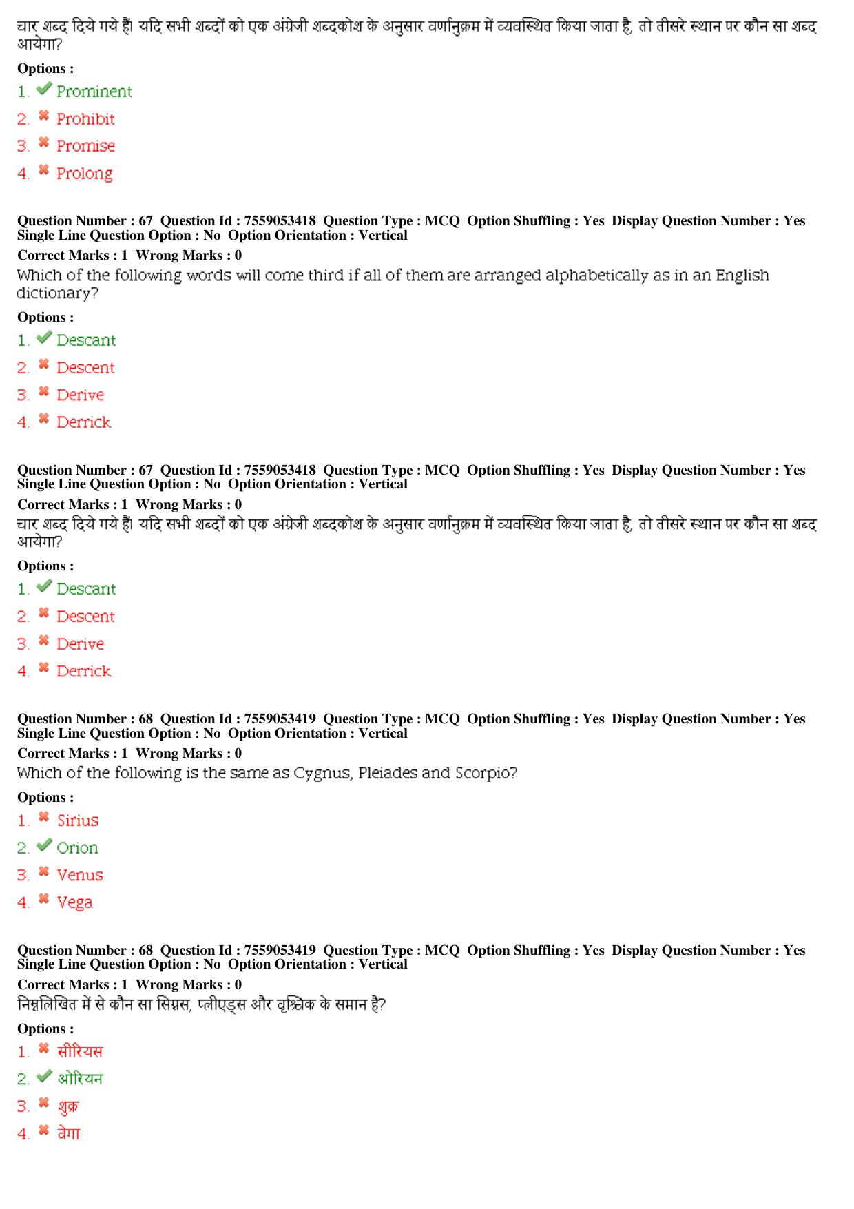 MP CPCT 04th Aug 2019 CPCT Question Paper Shift 1 - Page 32