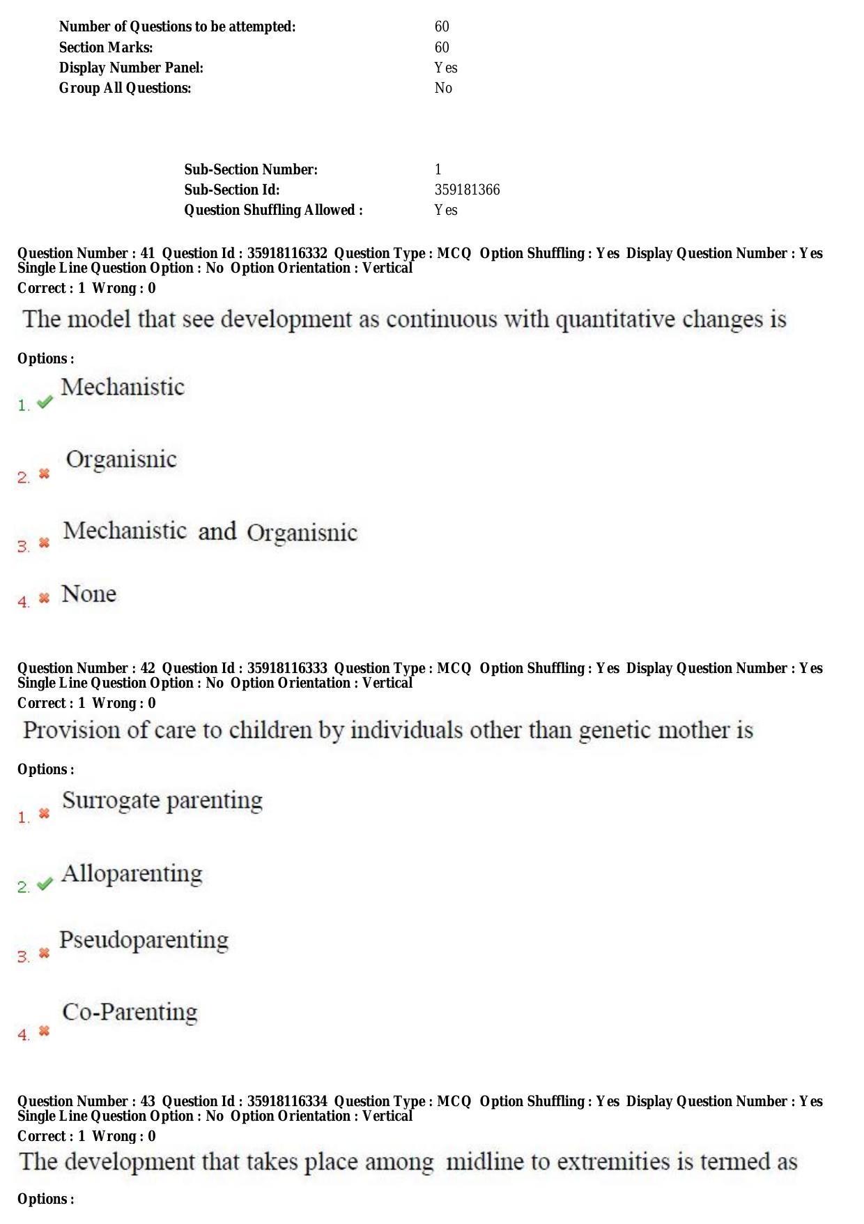 TS CPGET 2018 PGD in Child Psychology (Shift 2) Question Paper with Answer Key - Page 18