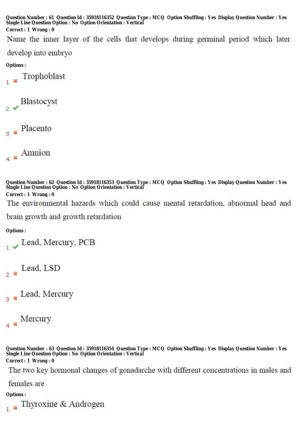 TS CPGET 2018 PGD in Child Psychology (Shift 2) Question Paper with Answer Key - Page 26