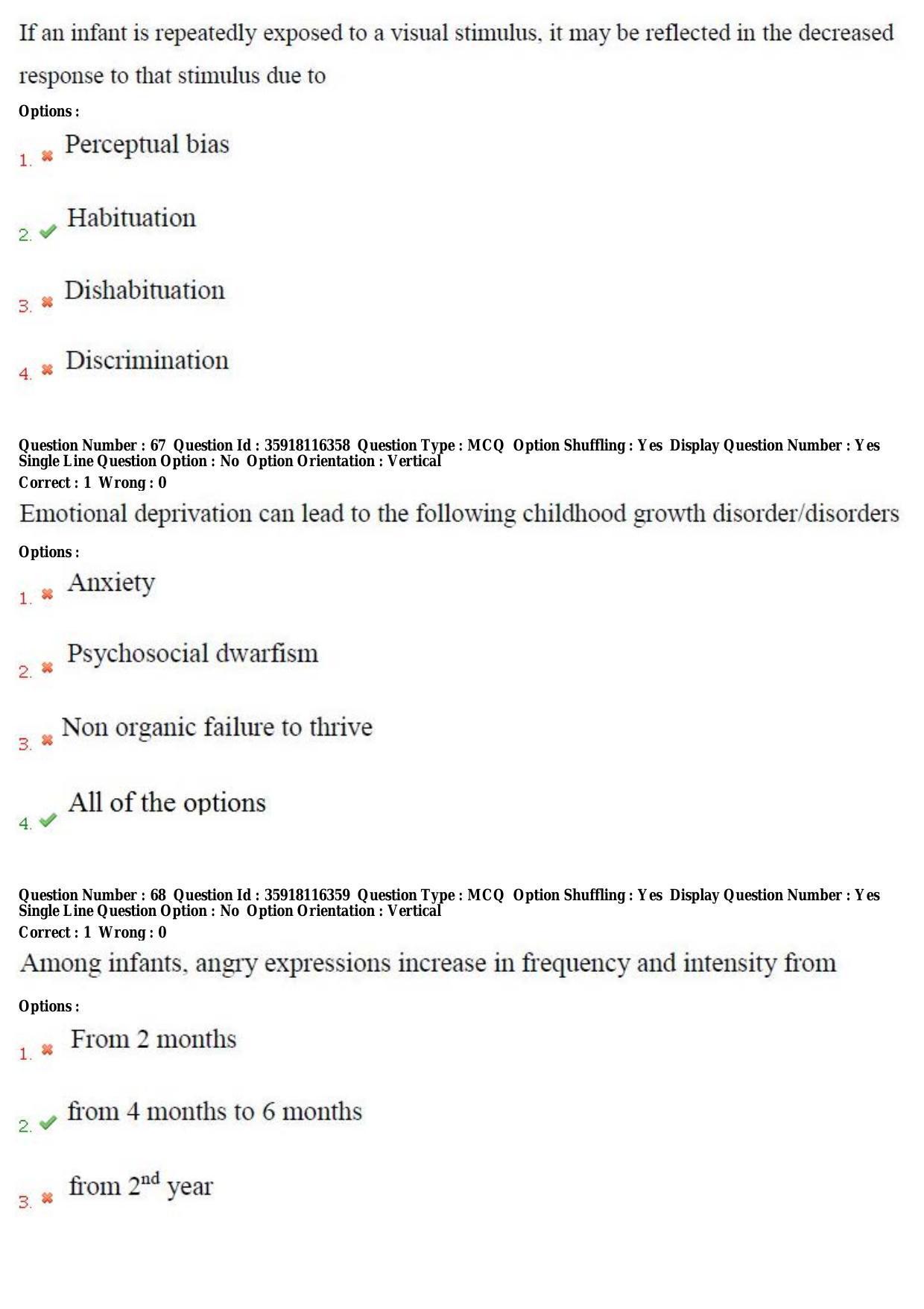 TS CPGET 2018 PGD in Child Psychology (Shift 2) Question Paper with Answer Key - Page 28