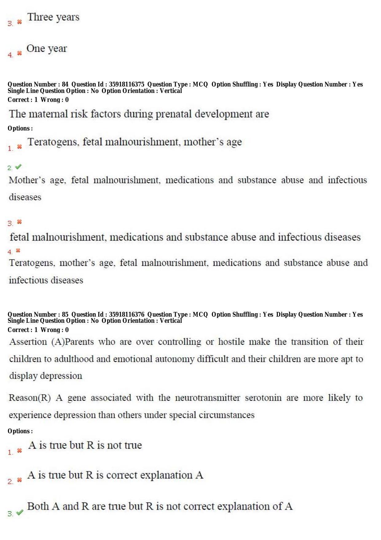 TS CPGET 2018 PGD in Child Psychology (Shift 2) Question Paper with Answer Key - Page 35