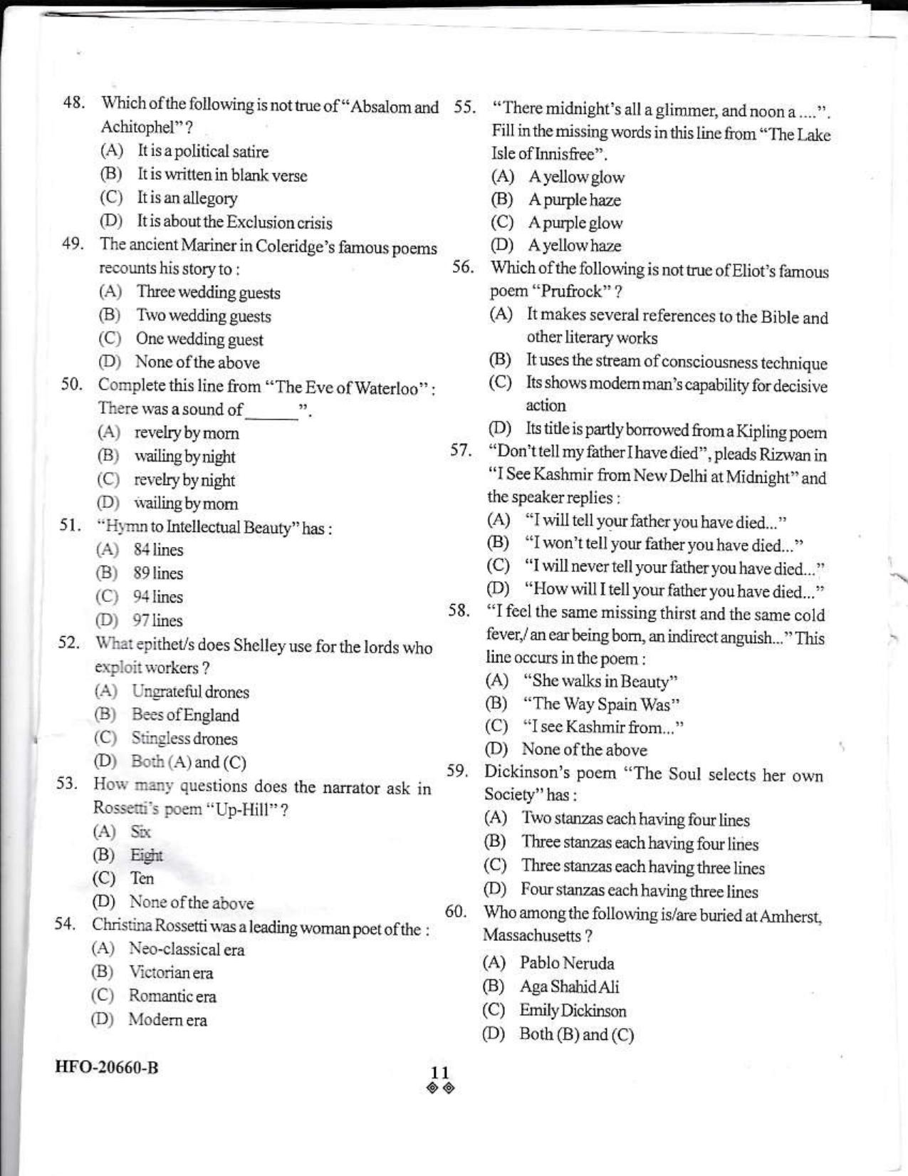 KUET 2023 M.A. English Honors Question Paper - Page 30