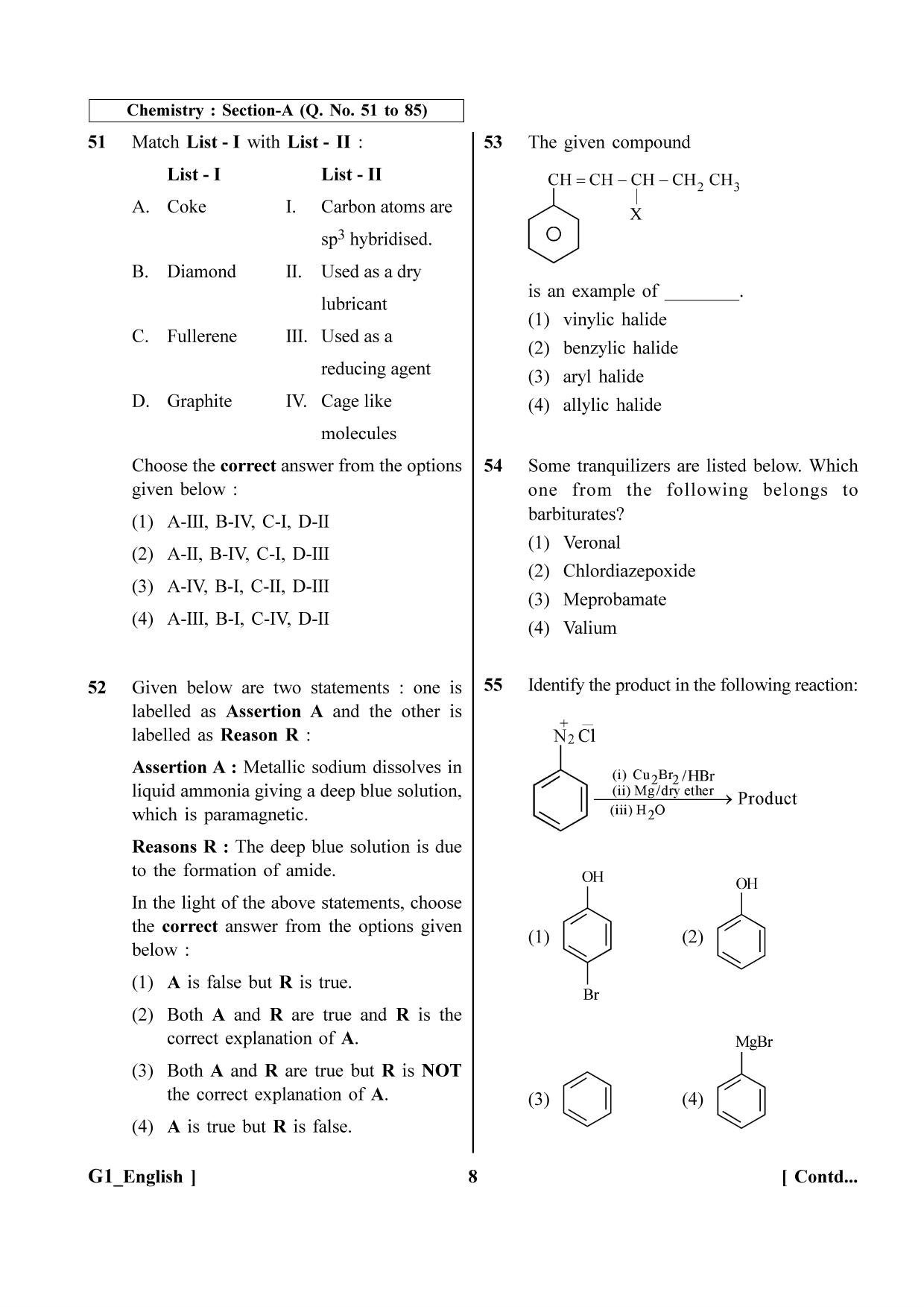 NEET 2023 G1 Question Paper - Page 8