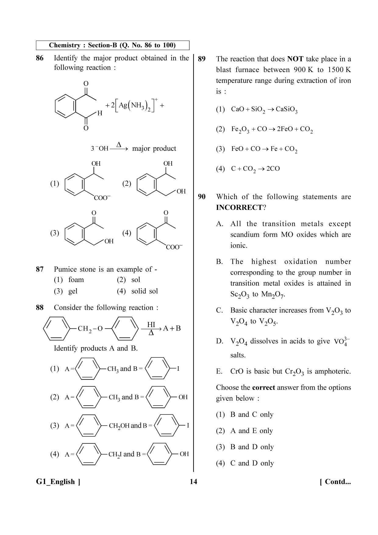 NEET 2023 G1 Question Paper - Page 14
