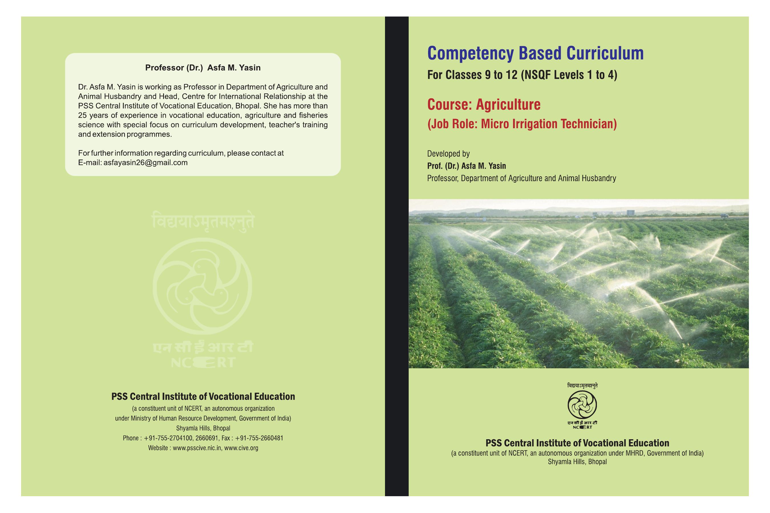 Maharashtra SSC Agriculture Syllabus - Page 1