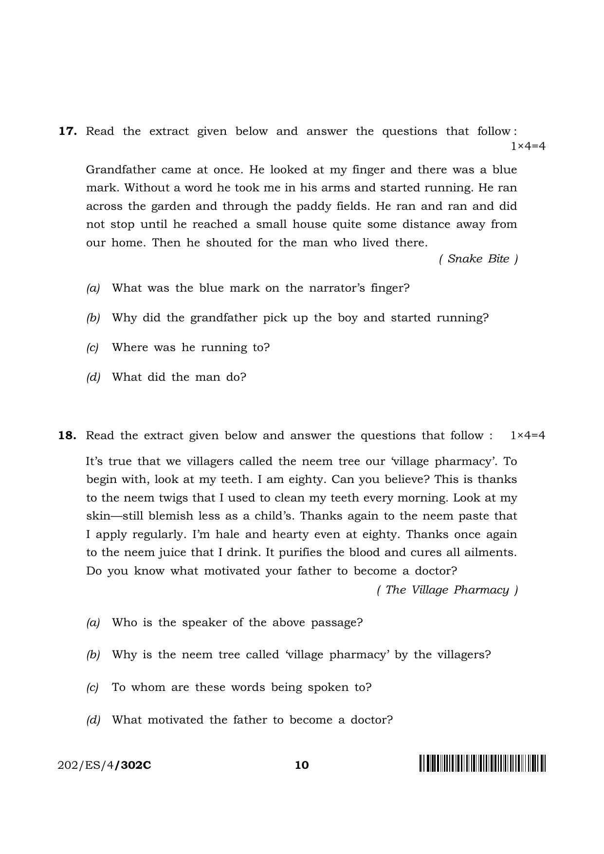 NIOS 2023 Class 10 English (ES) Question Paper - Page 34