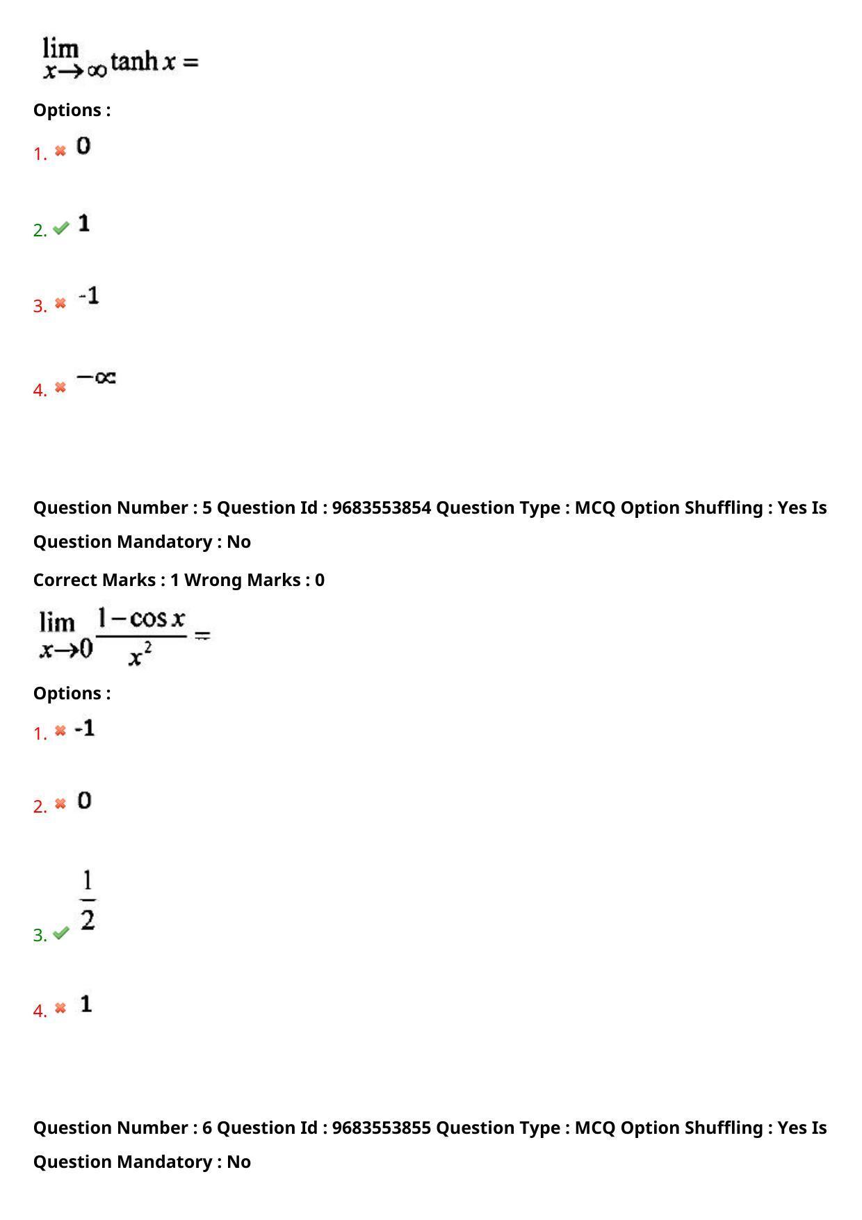 TS CPGET 2021 M.Sc. Mathematics (Shift 3) Question Paper with Answer Key - Page 5