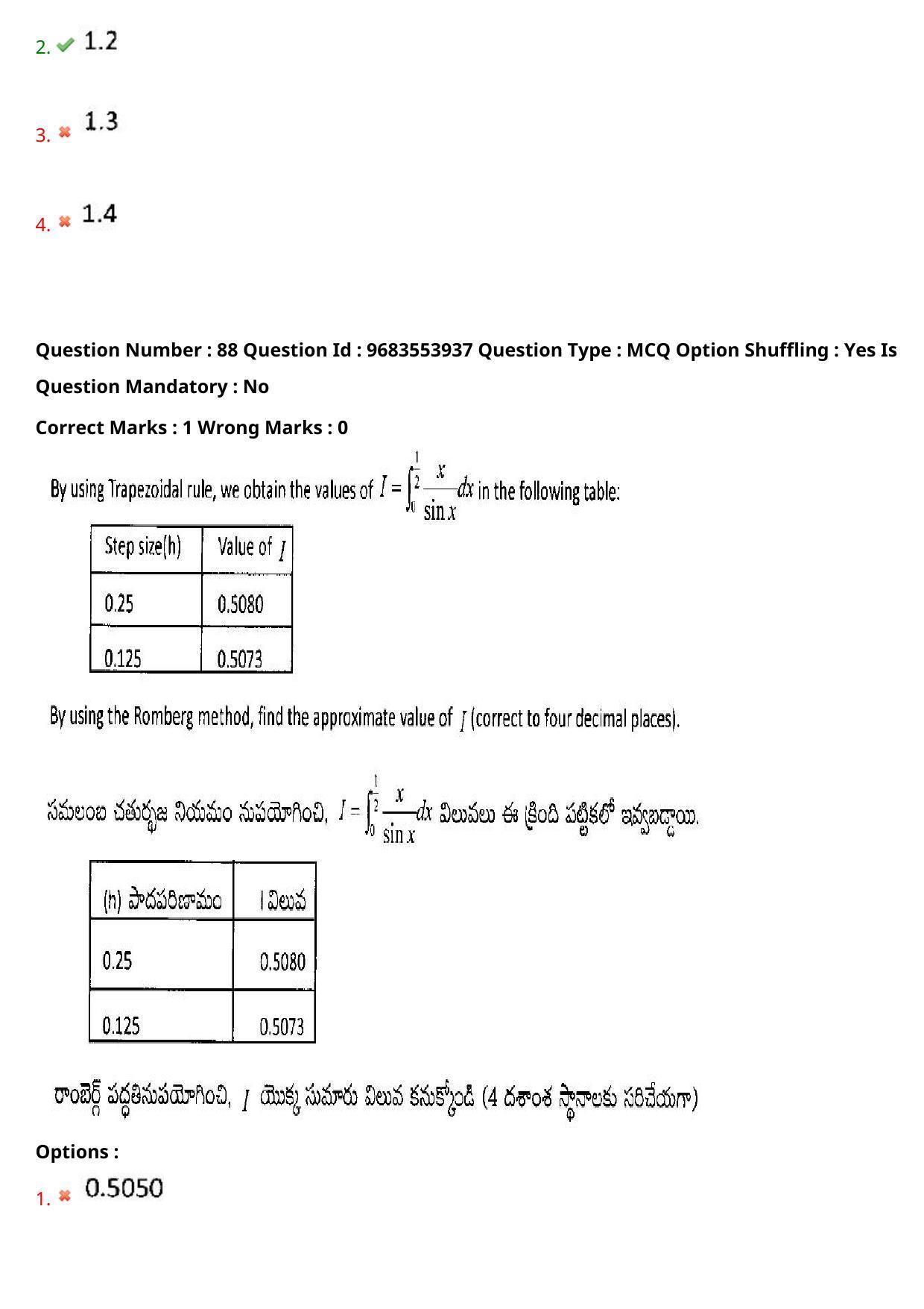 TS CPGET 2021 M.Sc. Mathematics (Shift 3) Question Paper with Answer Key - Page 63