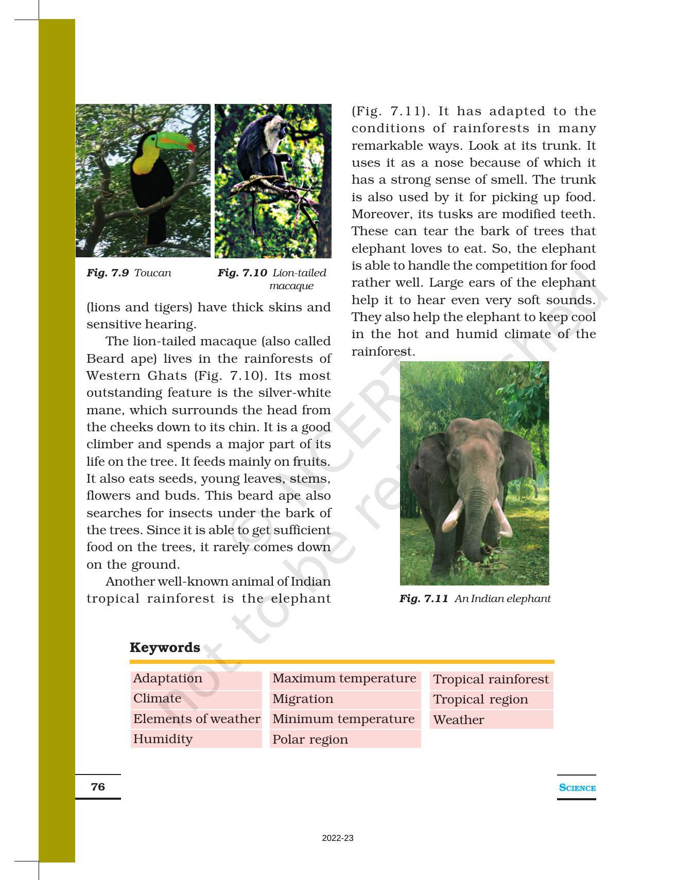 NCERT Book for Class 7 Science: Chapter 7-Weather, Climate and ...