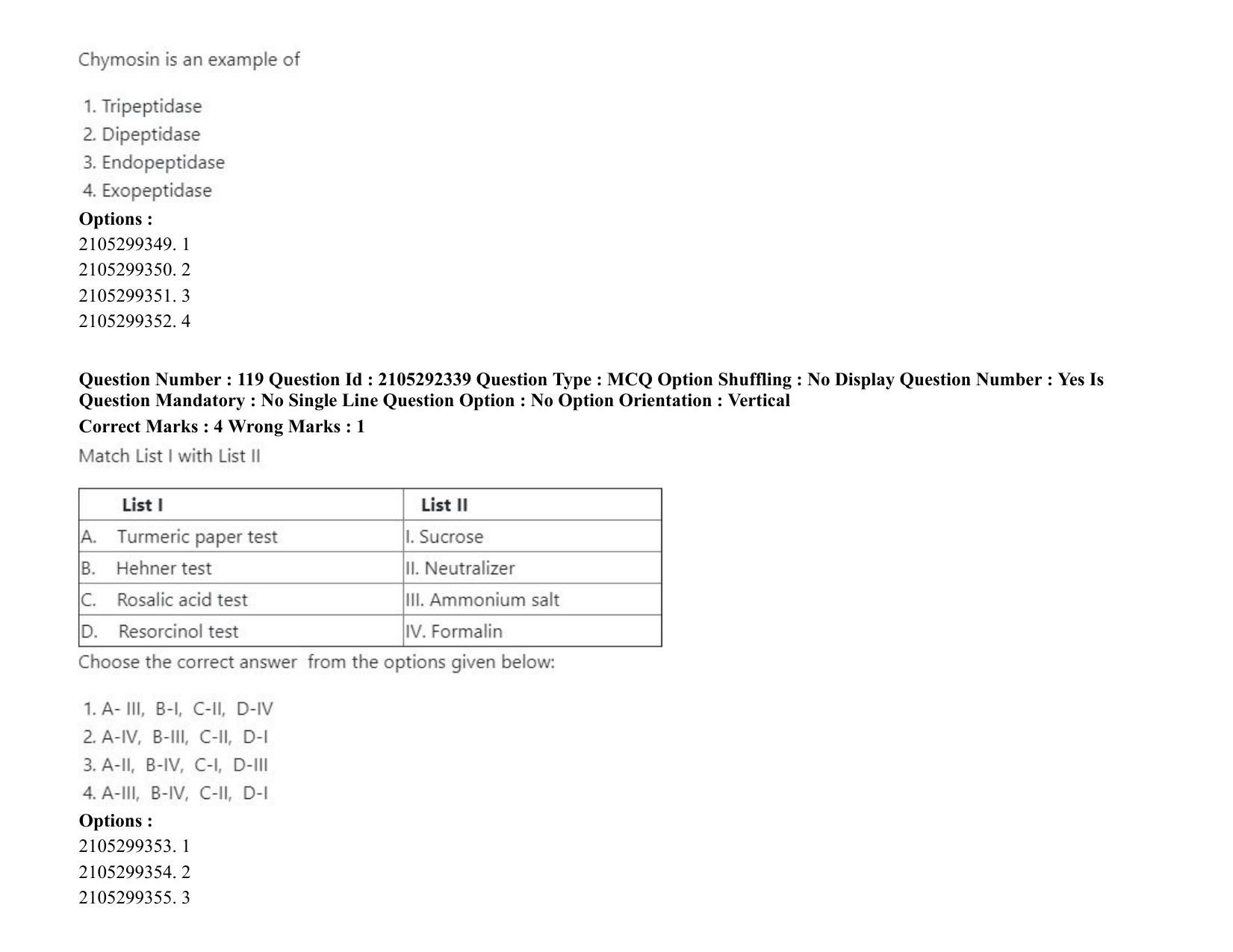 ICAR AIEEA PG 2020 DAIRY SCIENCE Question Paper - Page 67