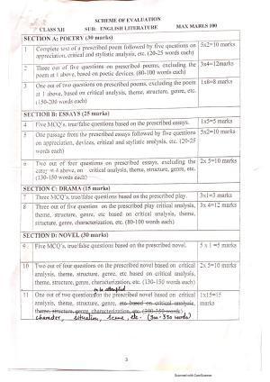  JKBOSE Class 12 English Literature Model Question Paper 2023