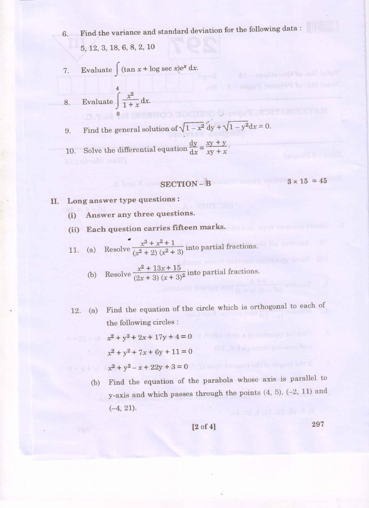 AP Inter 2nd Year Mathematics - II(EM)BridgeCourse Question Paper September-2021 - Page 2