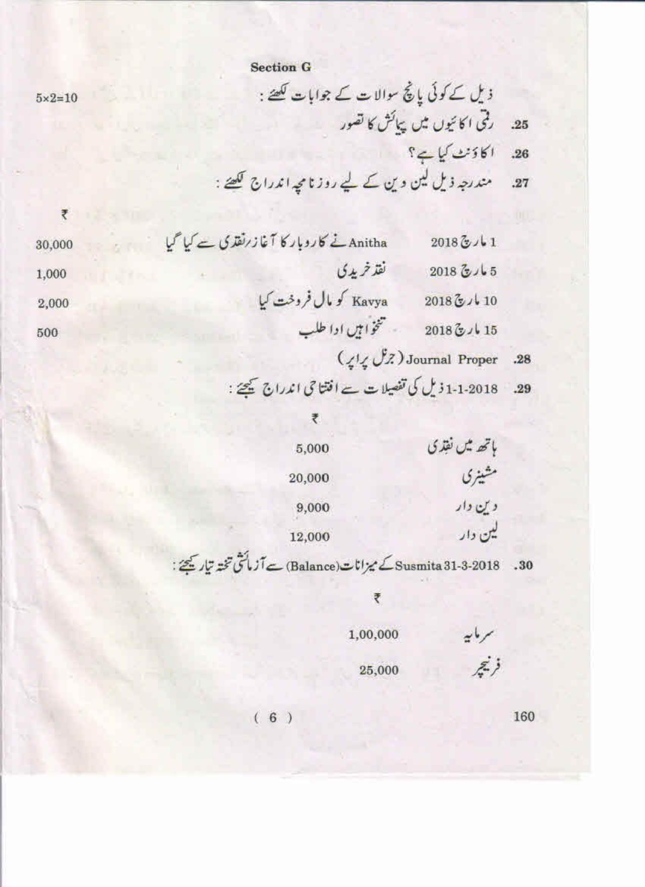 AP Inter 1st Year Commerce-I (UM) May-2019-General Question Paper - Page 6