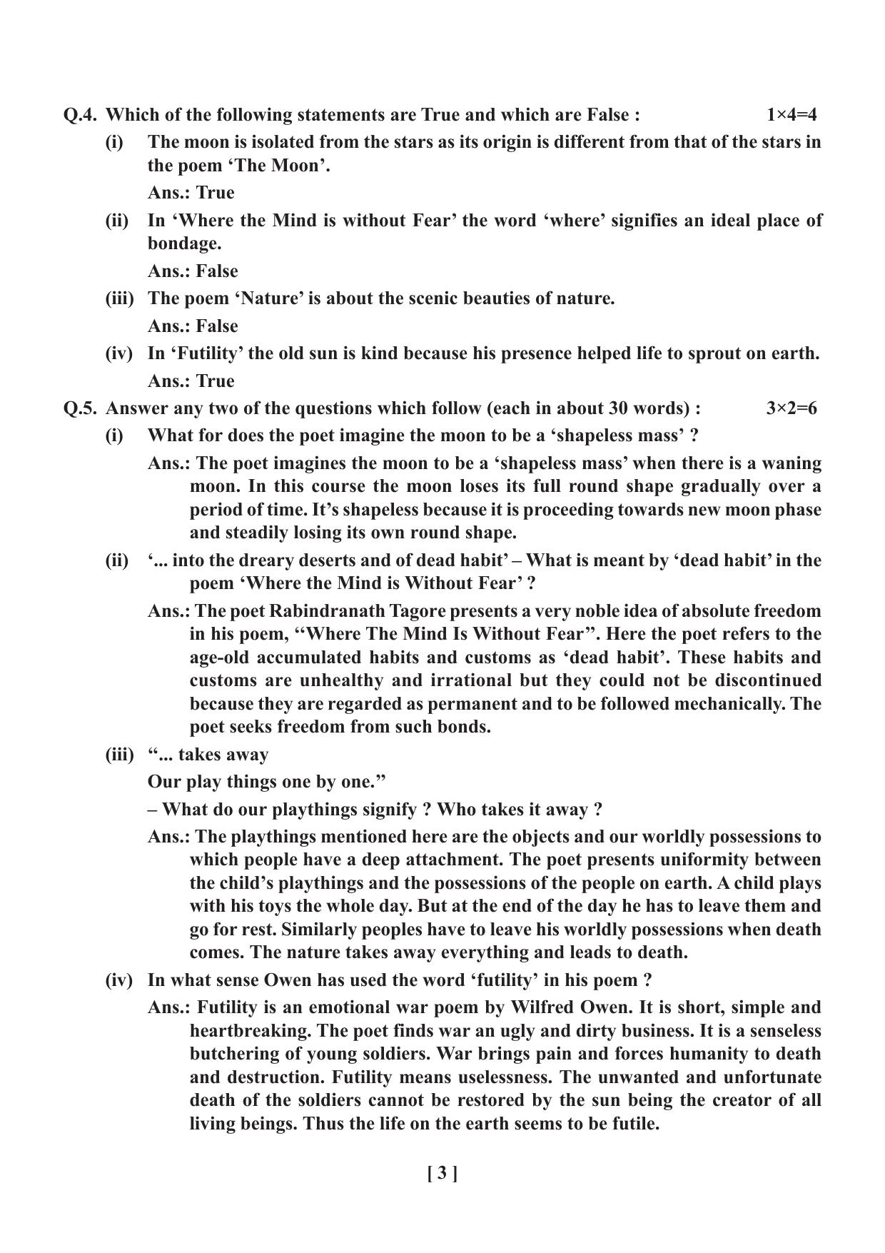 West Bengal Board Class 12 English 2020 Question Paper - Page 8