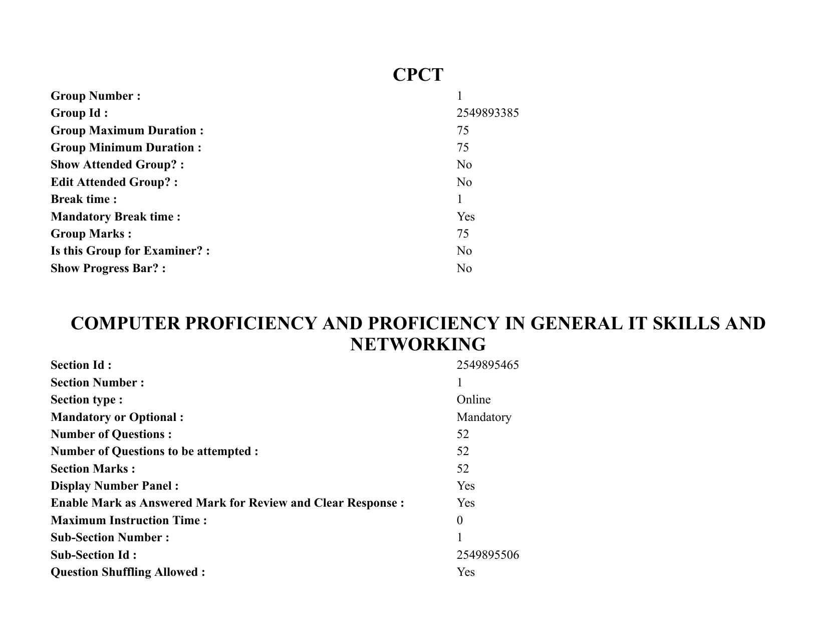 MP CPCT 04 March 2022 Question Paper Shift 1 - Page 2