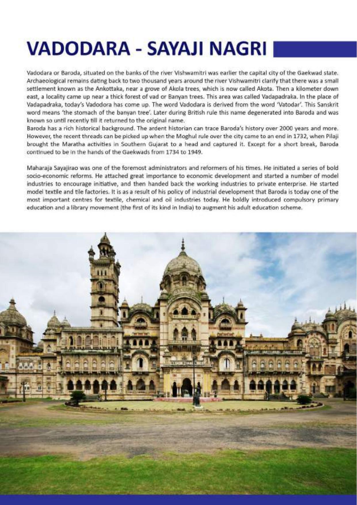 Maharaja Sayajirao University of Baroda, International Students Information Brochure - Page 5