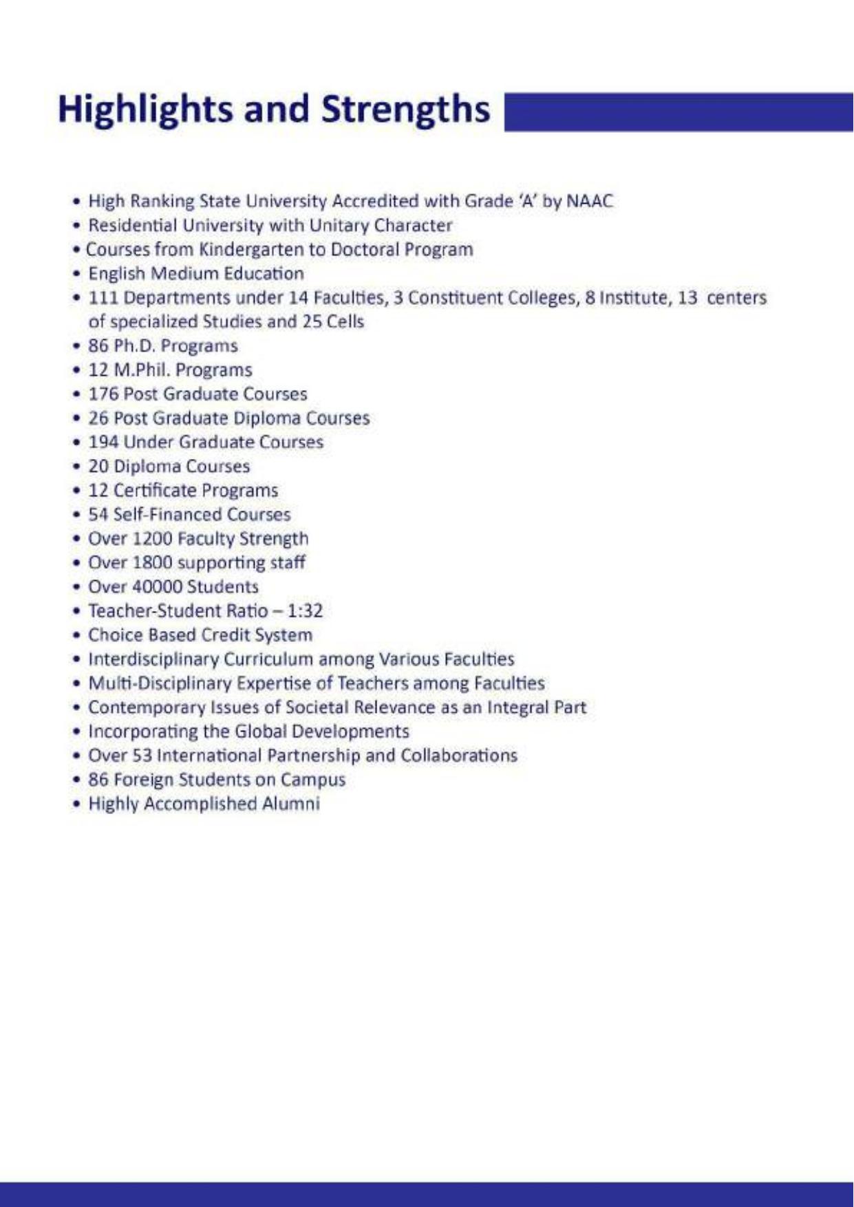 Maharaja Sayajirao University of Baroda, International Students Information Brochure - Page 8
