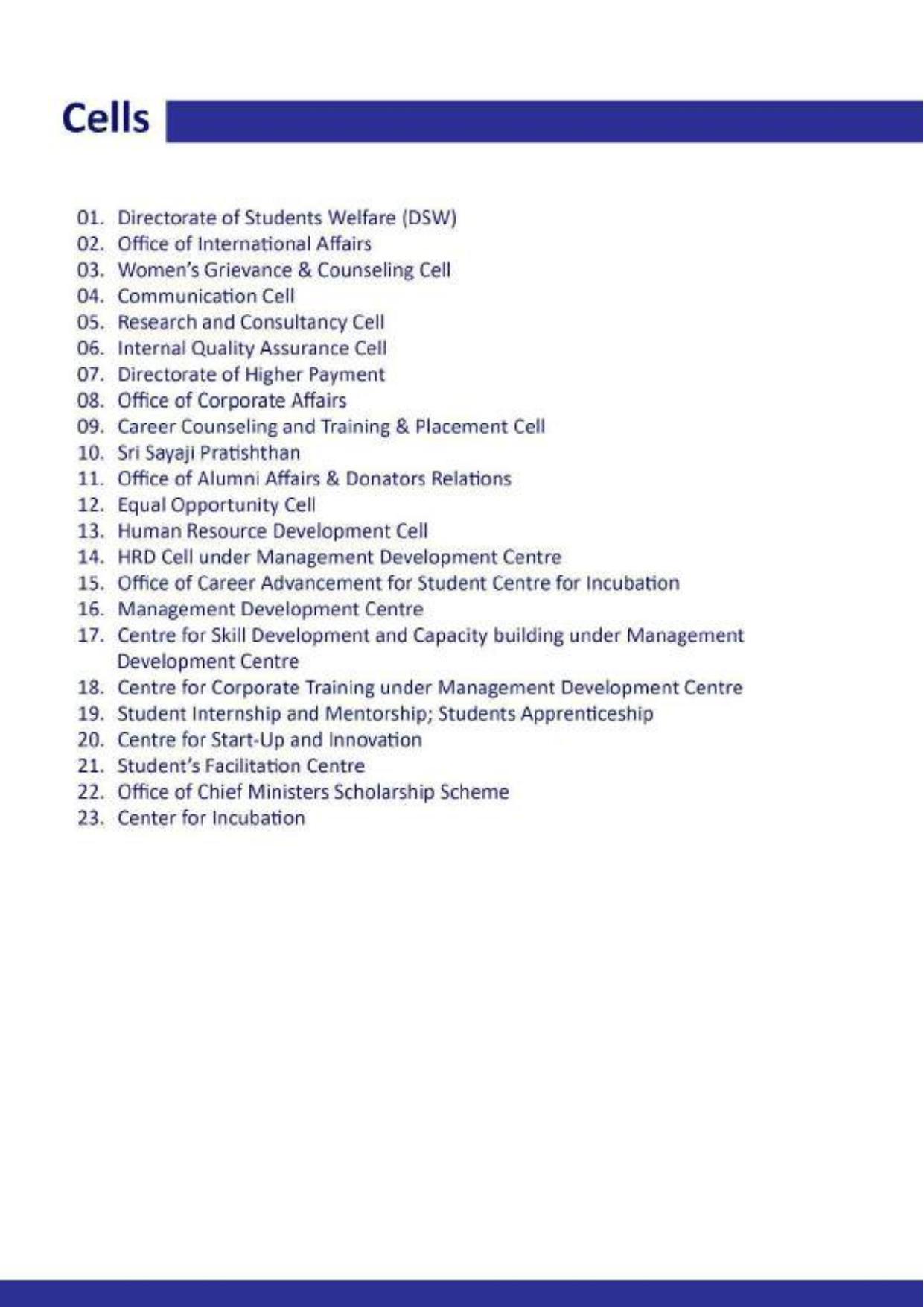 Maharaja Sayajirao University of Baroda, International Students Information Brochure - Page 11