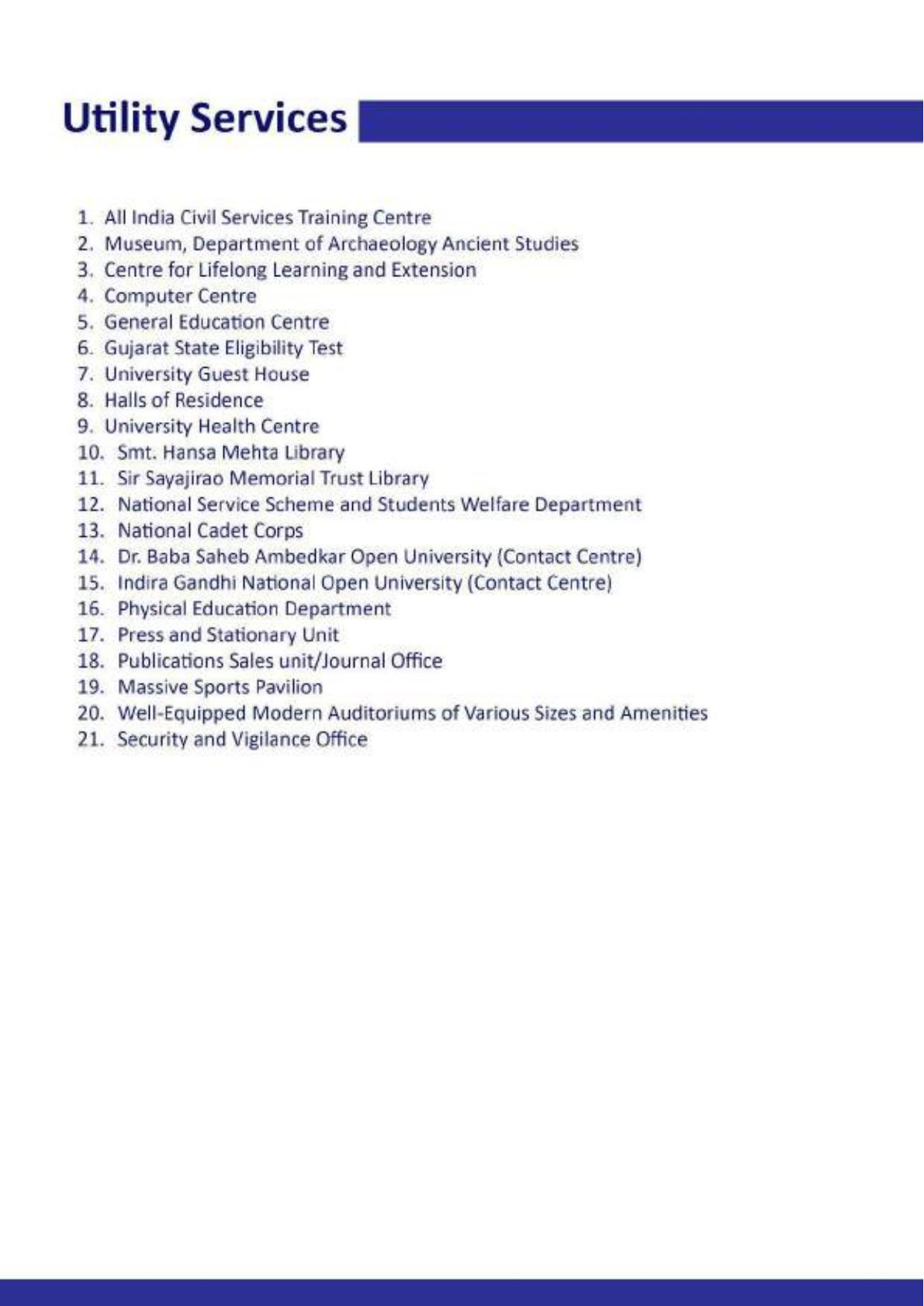 Maharaja Sayajirao University of Baroda, International Students Information Brochure - Page 12
