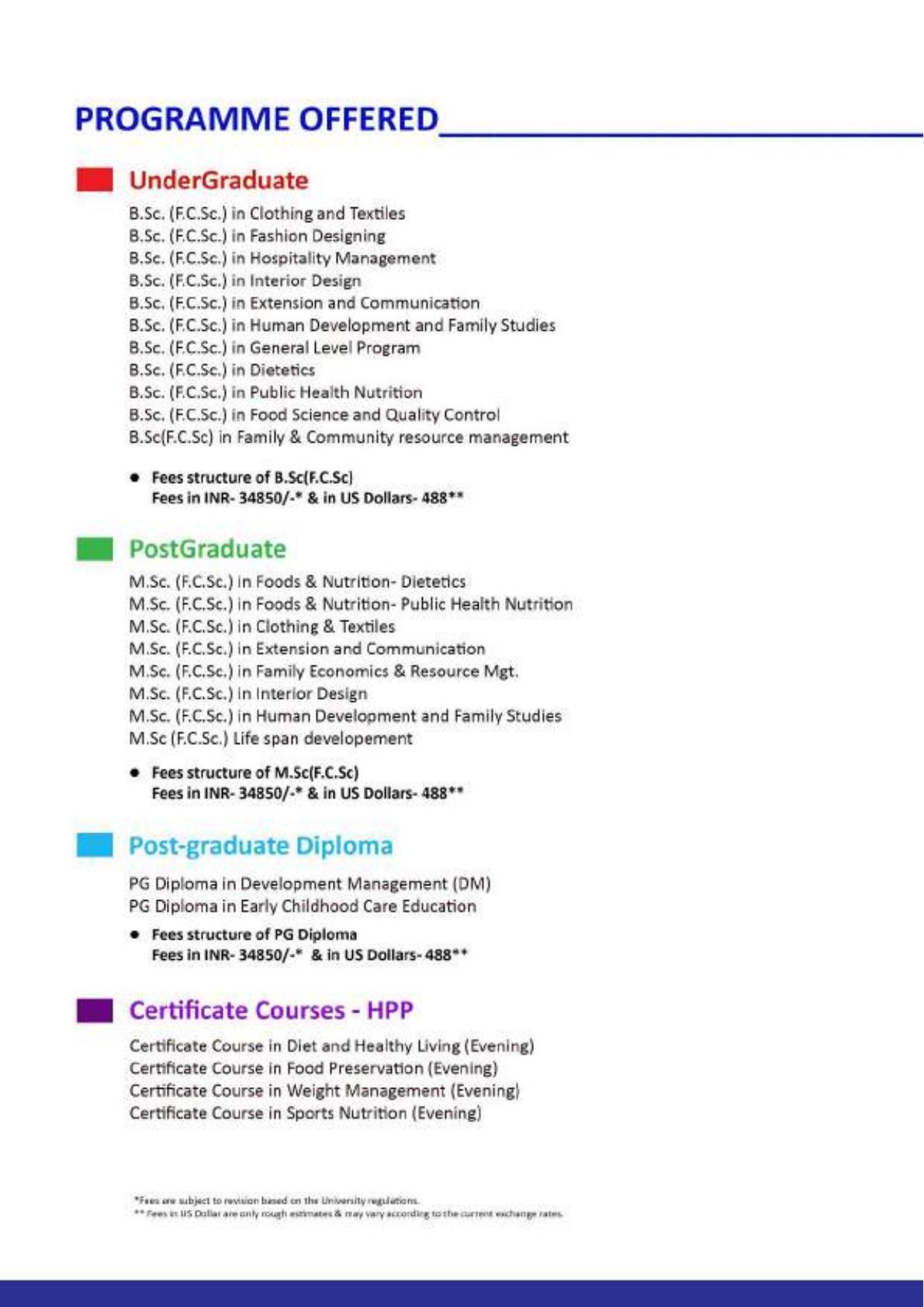 Maharaja Sayajirao University of Baroda, International Students Information Brochure - Page 22