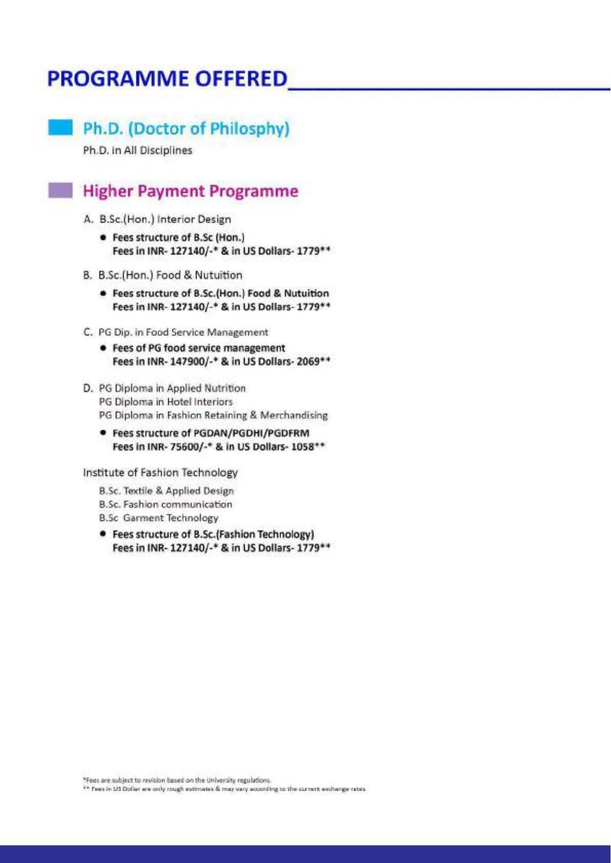 Maharaja Sayajirao University of Baroda, International Students Information Brochure - Page 23