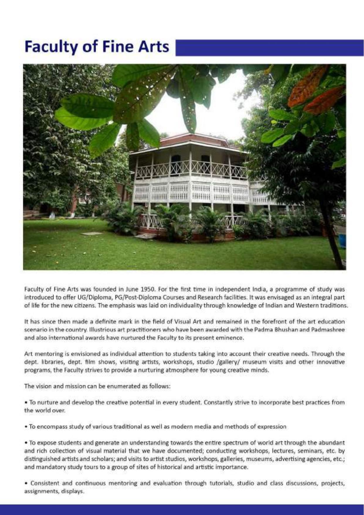Maharaja Sayajirao University of Baroda, International Students Information Brochure - Page 24