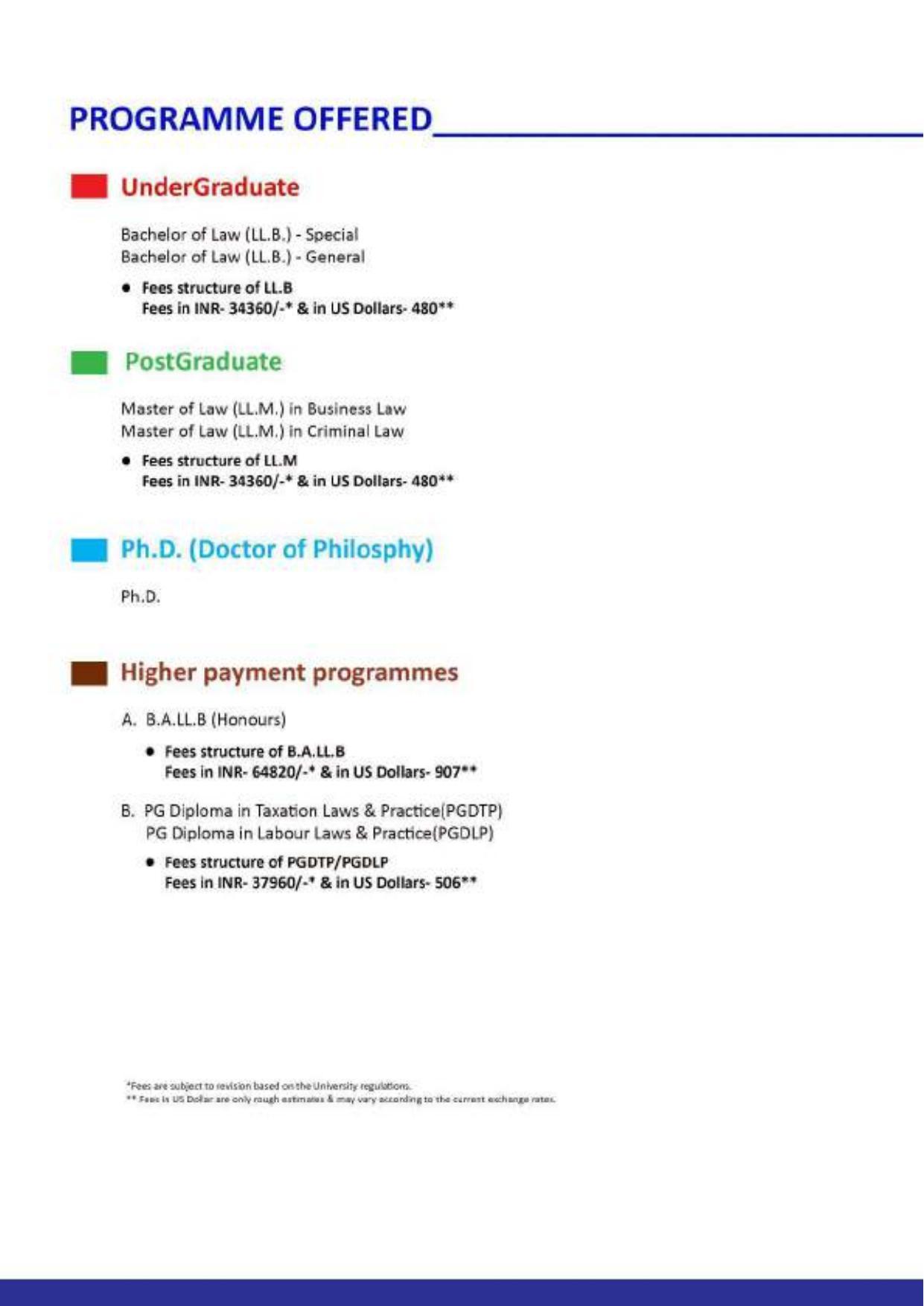Maharaja Sayajirao University of Baroda, International Students Information Brochure - Page 29