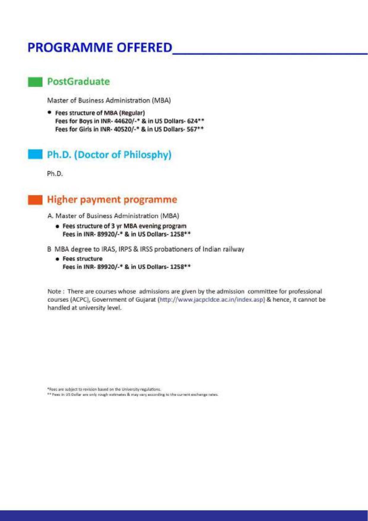 Maharaja Sayajirao University of Baroda, International Students Information Brochure - Page 31
