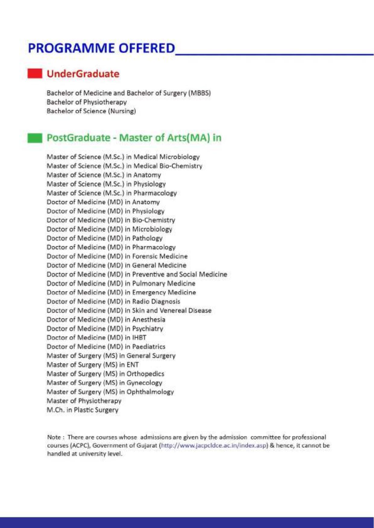 Maharaja Sayajirao University of Baroda, International Students Information Brochure - Page 33