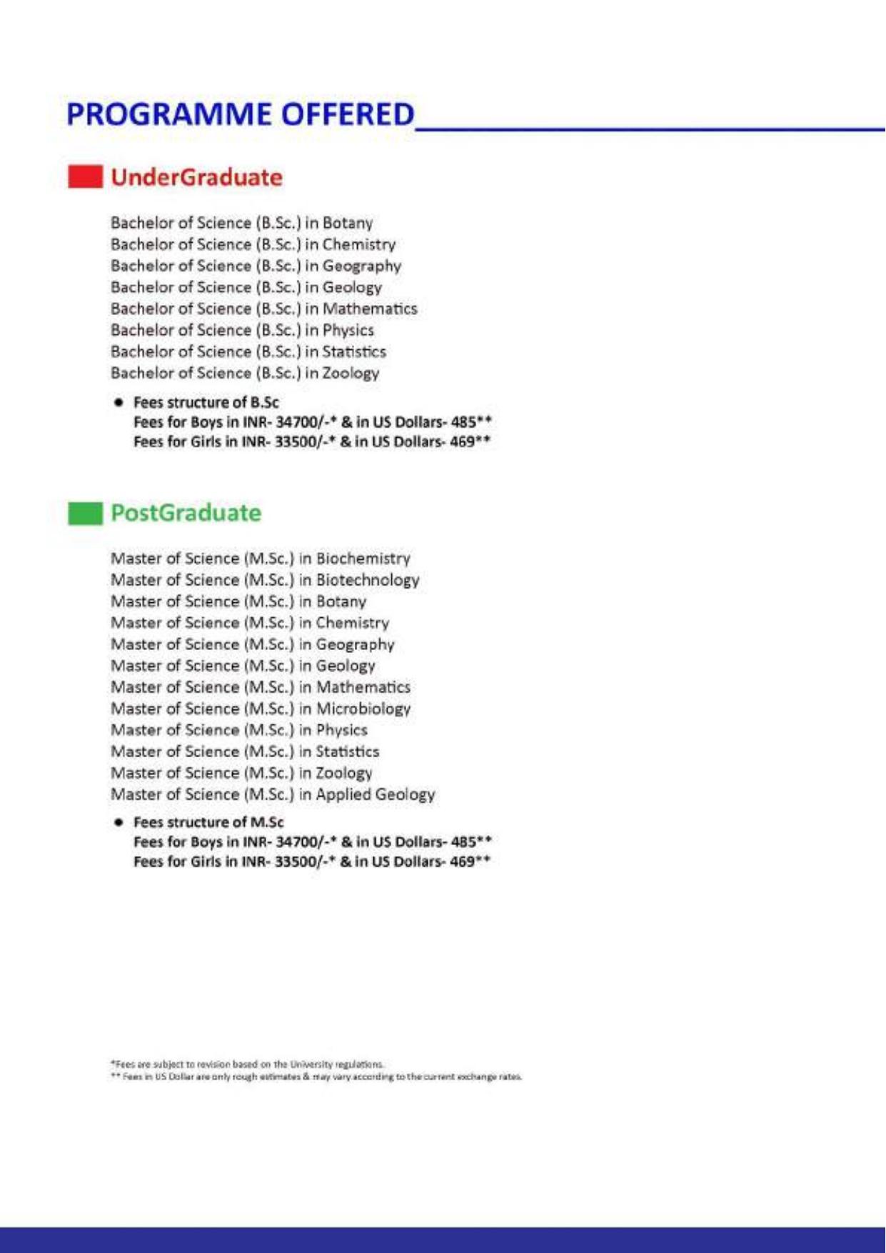 Maharaja Sayajirao University of Baroda, International Students Information Brochure - Page 40