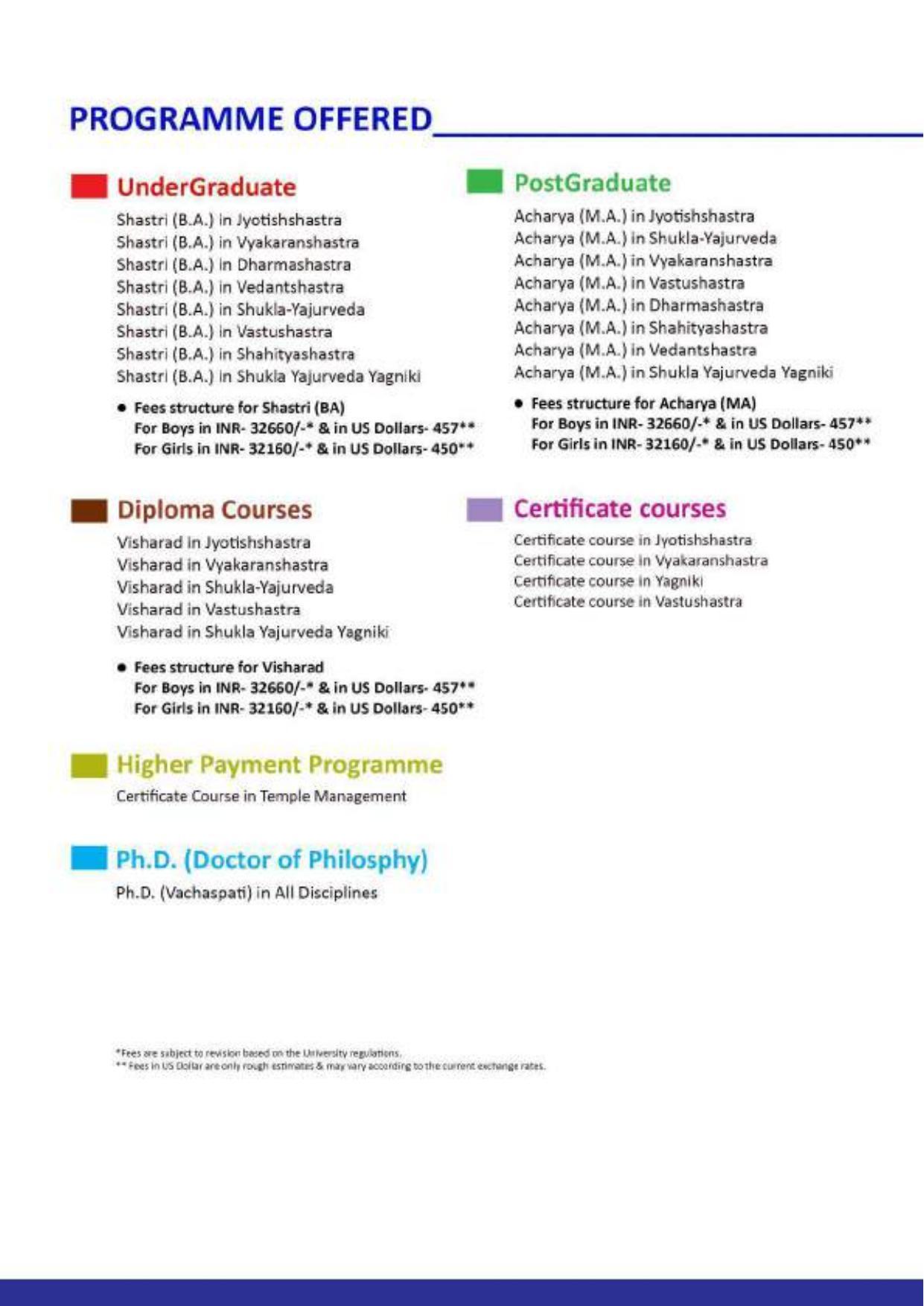 Maharaja Sayajirao University of Baroda, International Students Information Brochure - Page 48