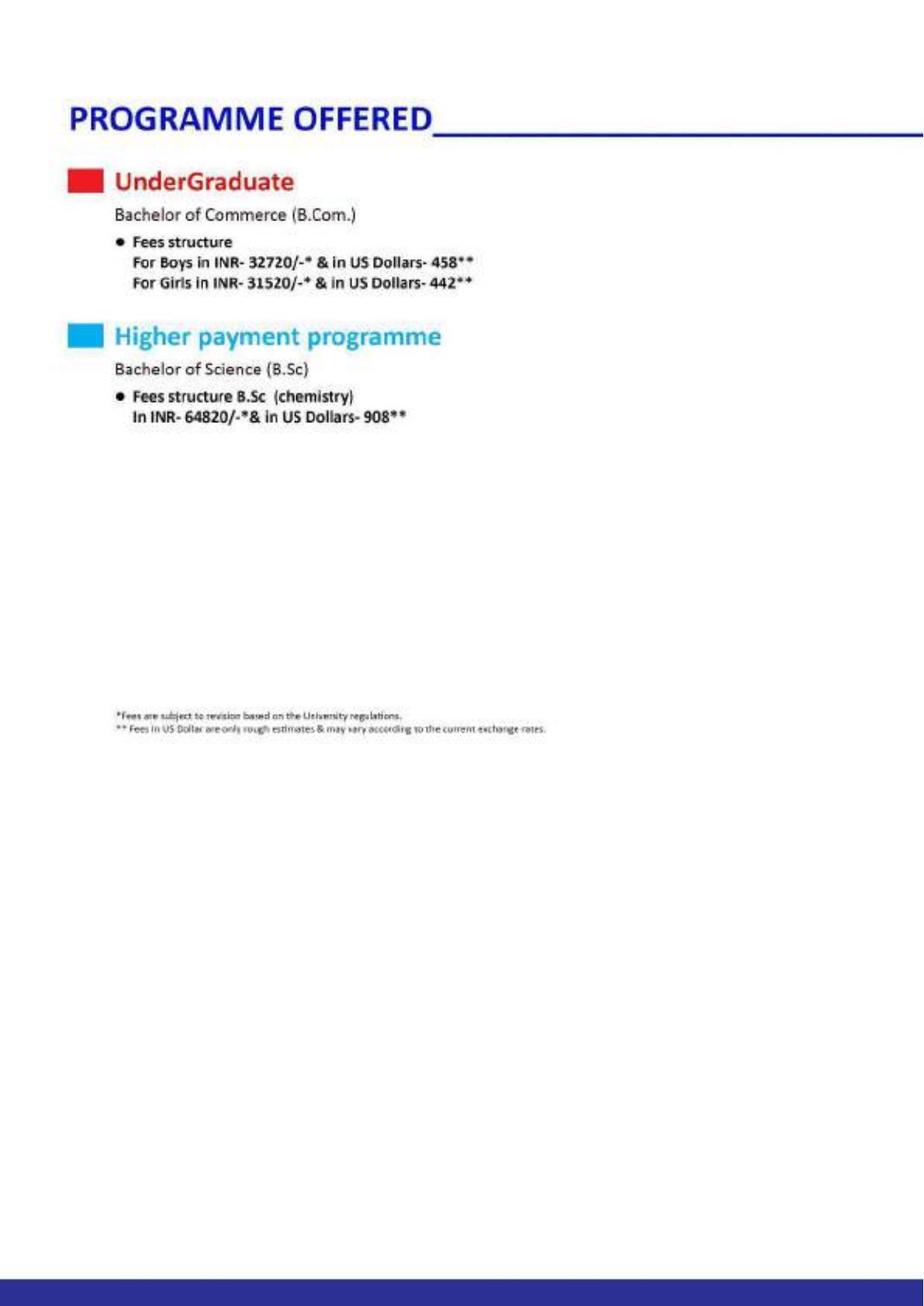 Maharaja Sayajirao University of Baroda, International Students Information Brochure - Page 50